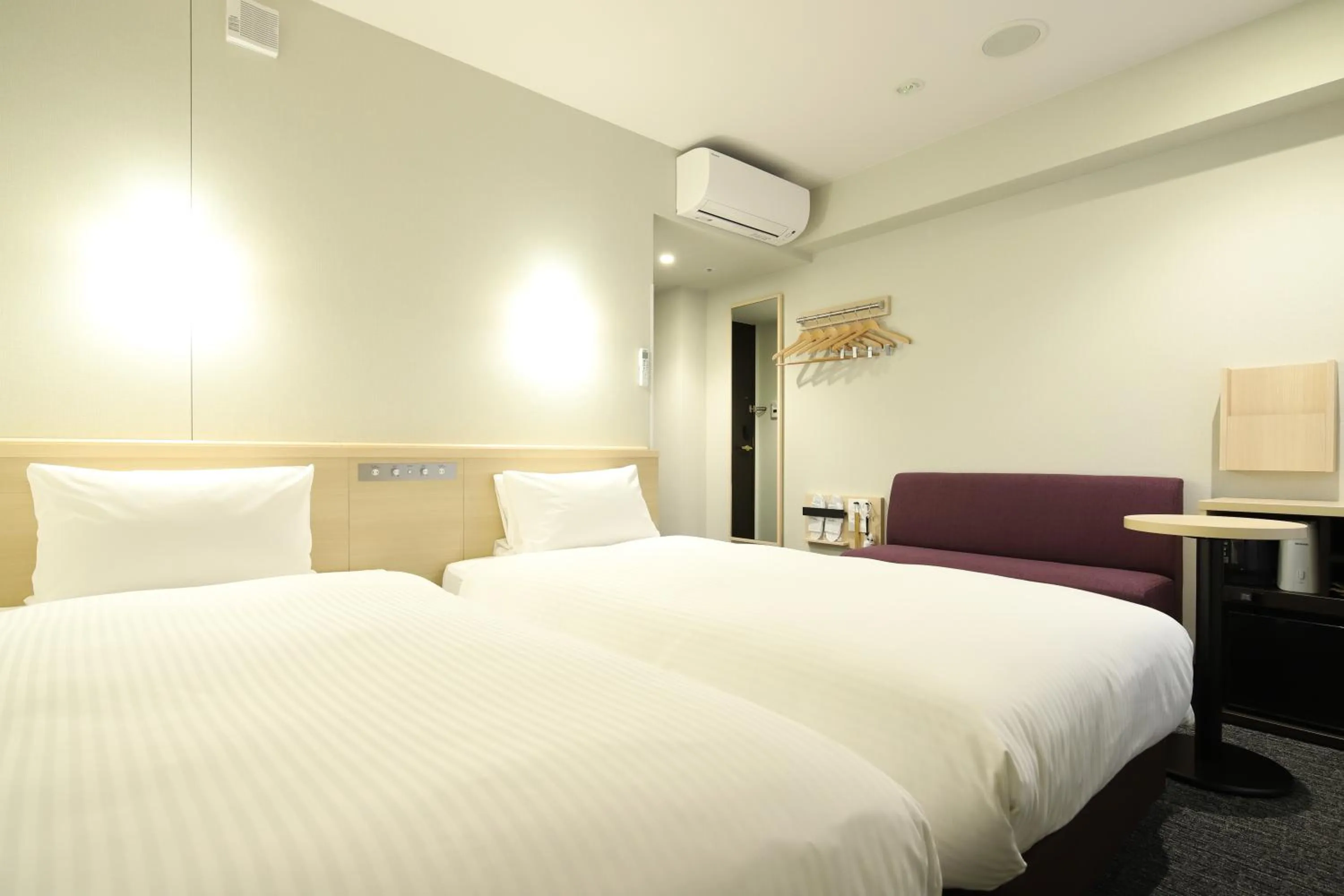 Bed in AB Hotel Osaka Sakaisuji Hommachi