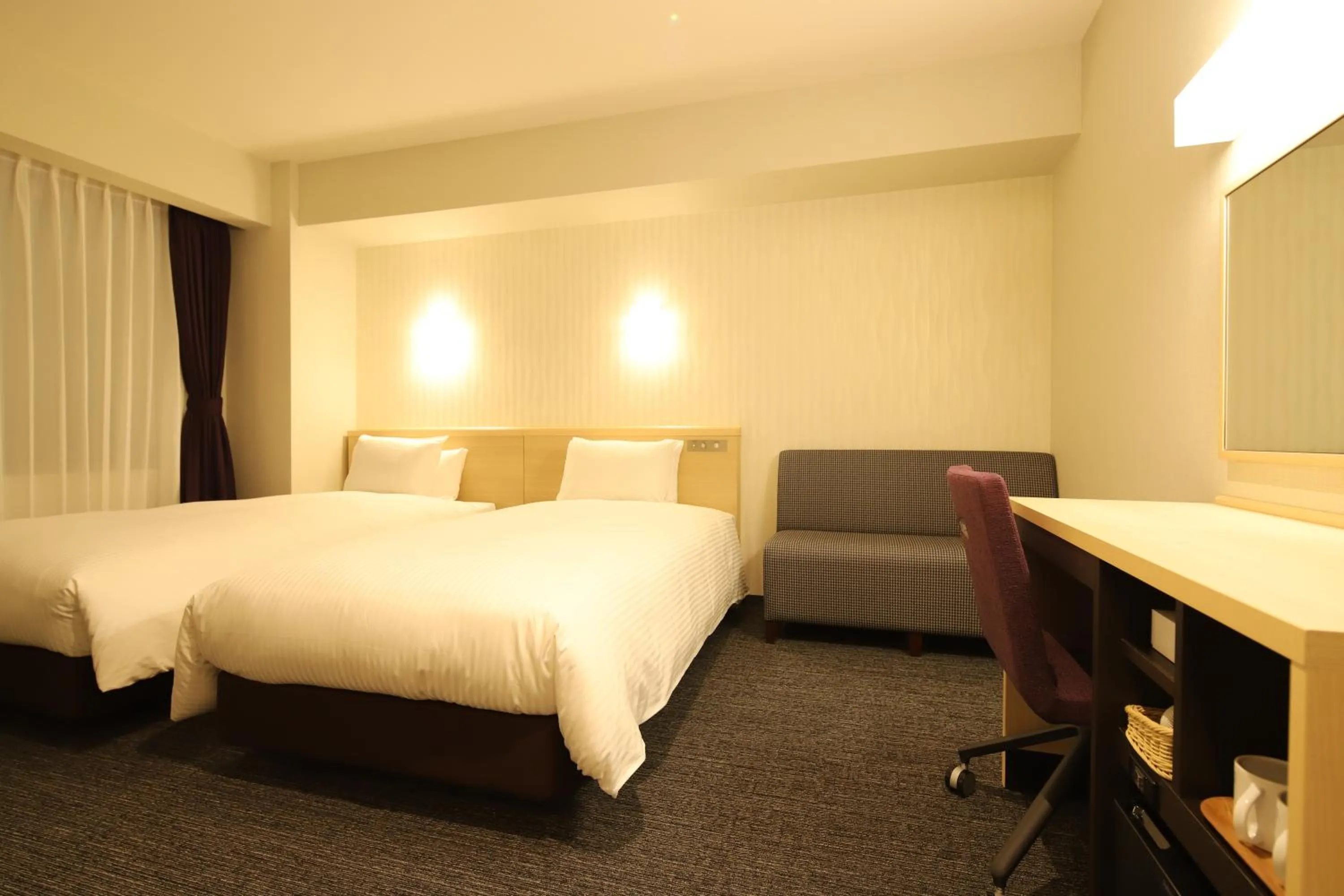 Bed in AB Hotel Osaka Sakaisuji Hommachi