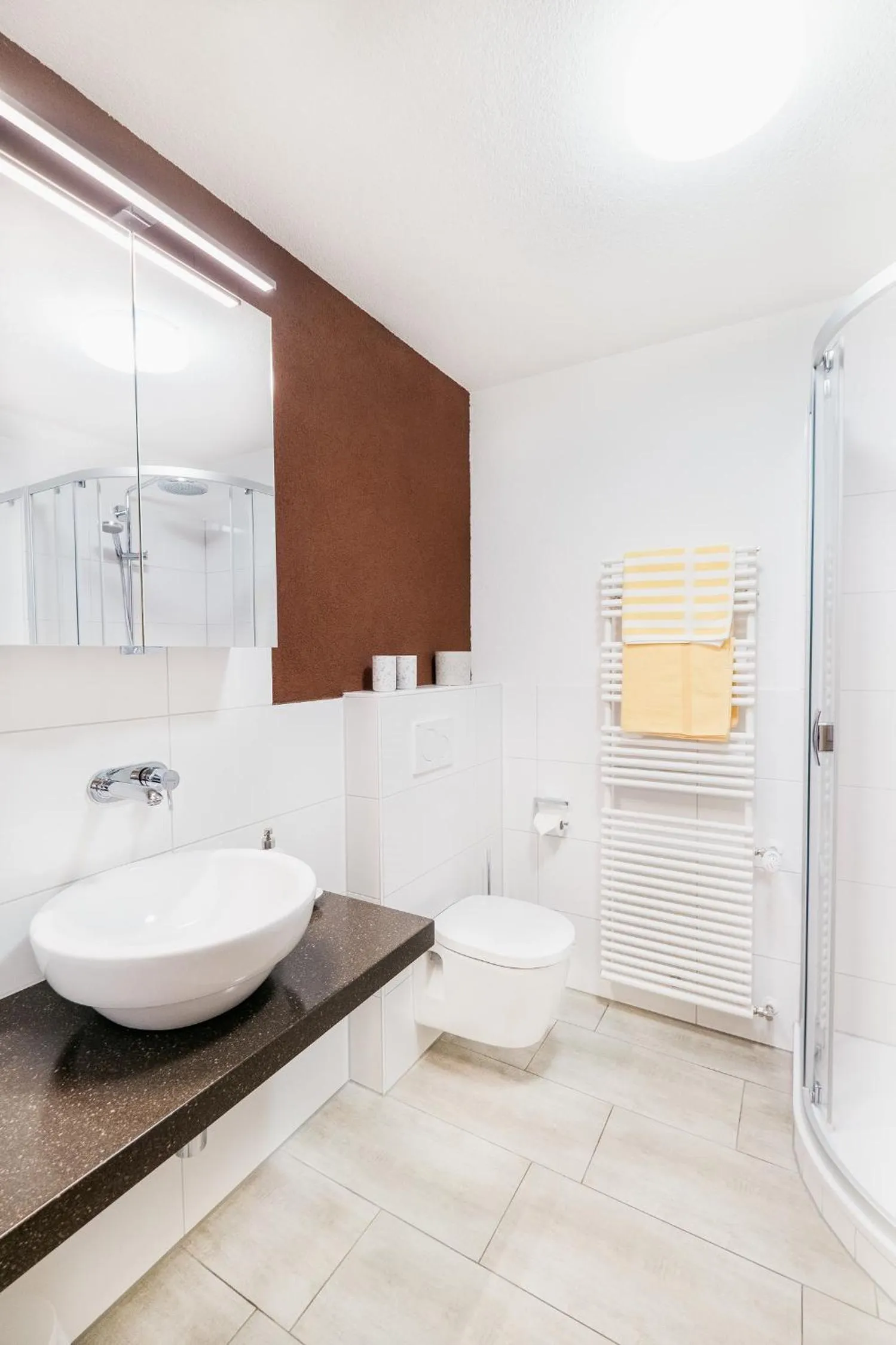 Bathroom in Hotel Restaurant Peterle