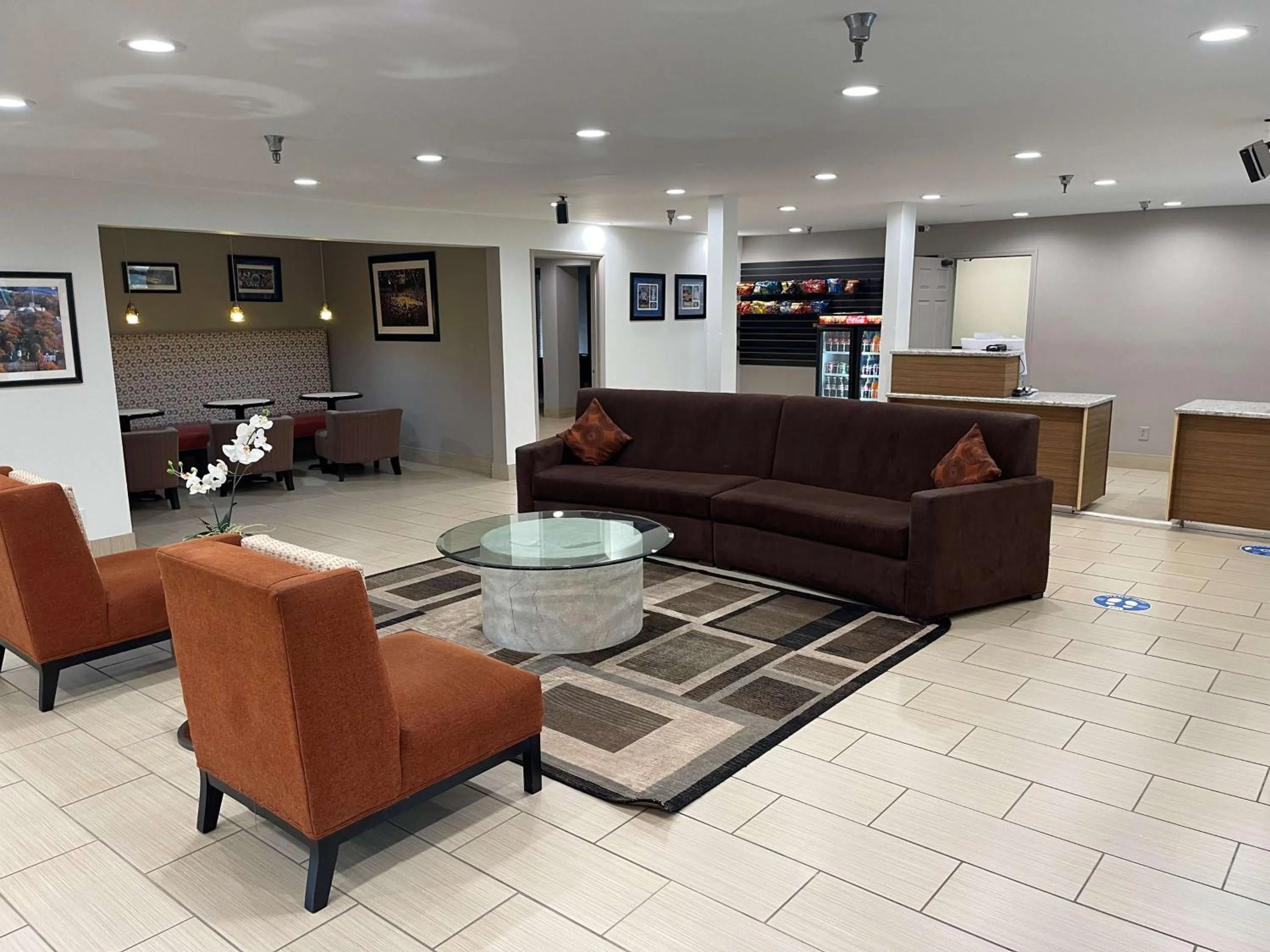 Lobby or reception in SureStay Plus Hotel by Best Western Durham Medical Center