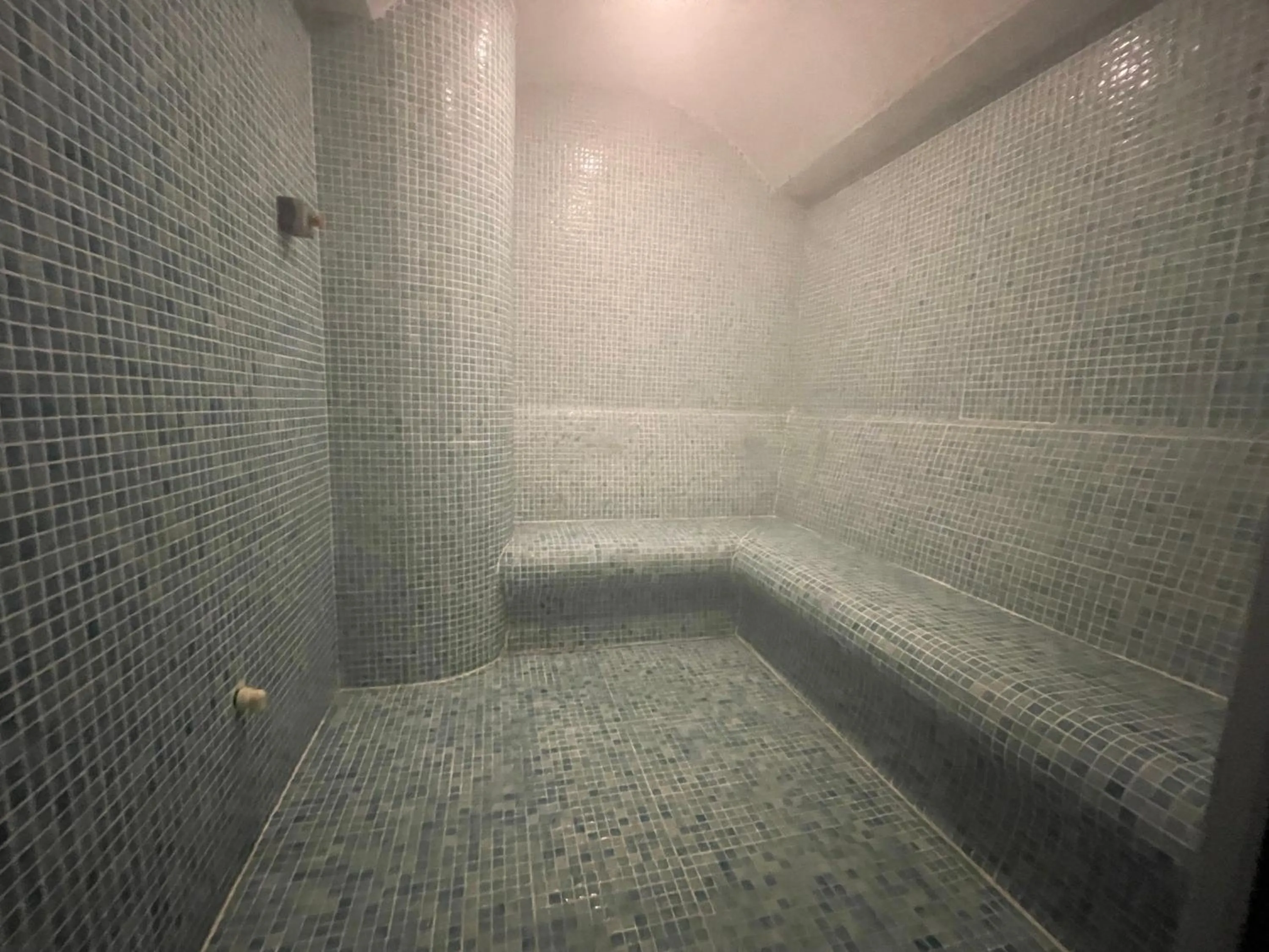 Steam room in Le Luxe Suites Hotel