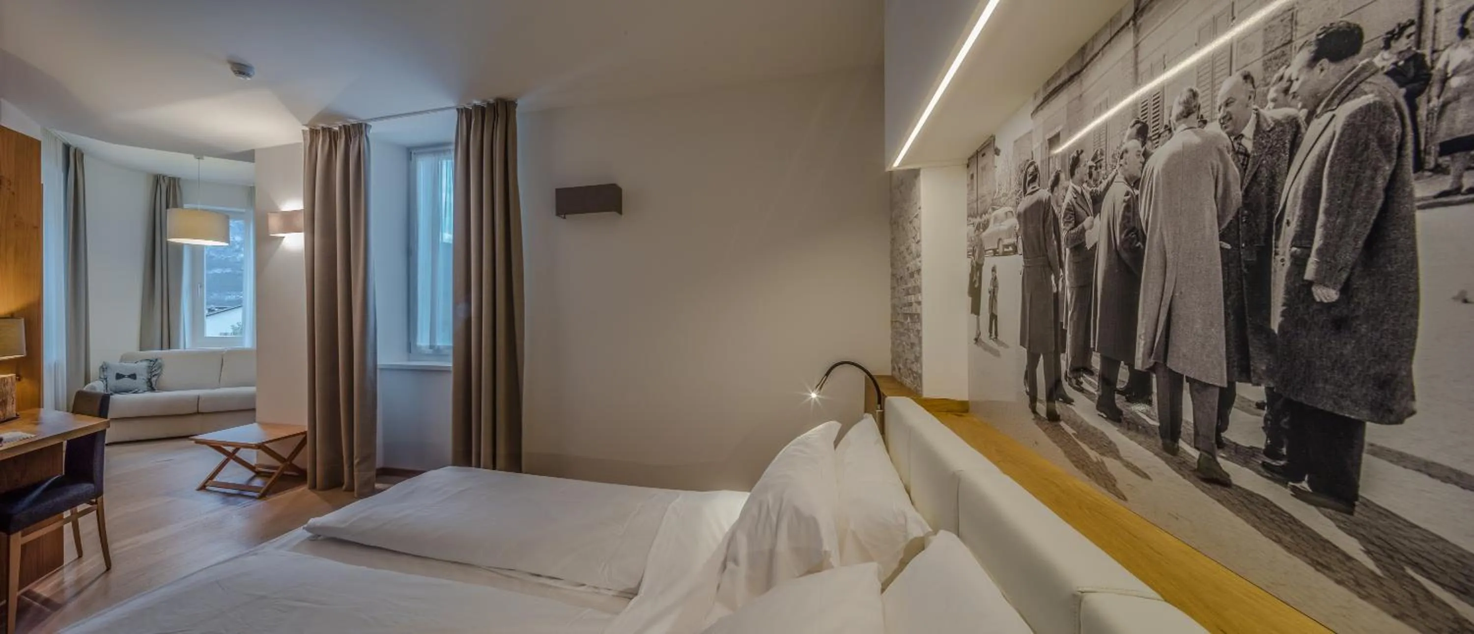 Bedroom, Bed in Albergo Caffe Centrale