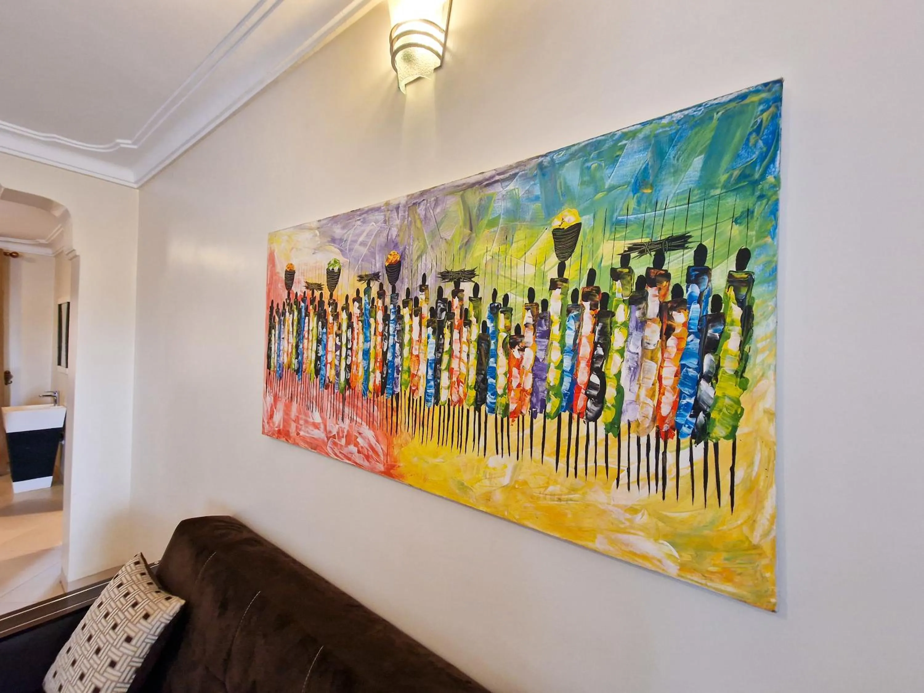 Seating area in Eric Wilkins Apartments