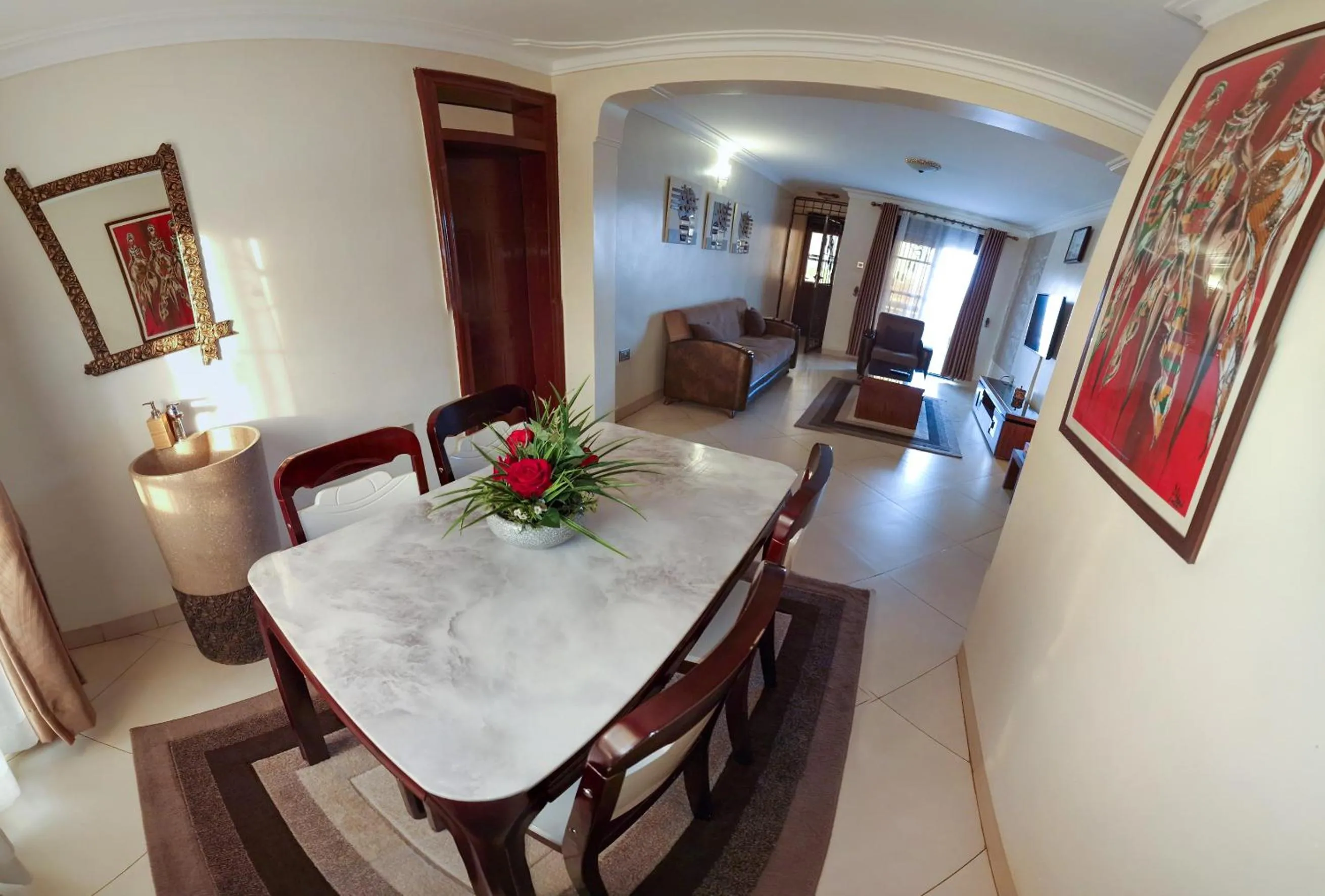 Living room in Eric Wilkins Apartments