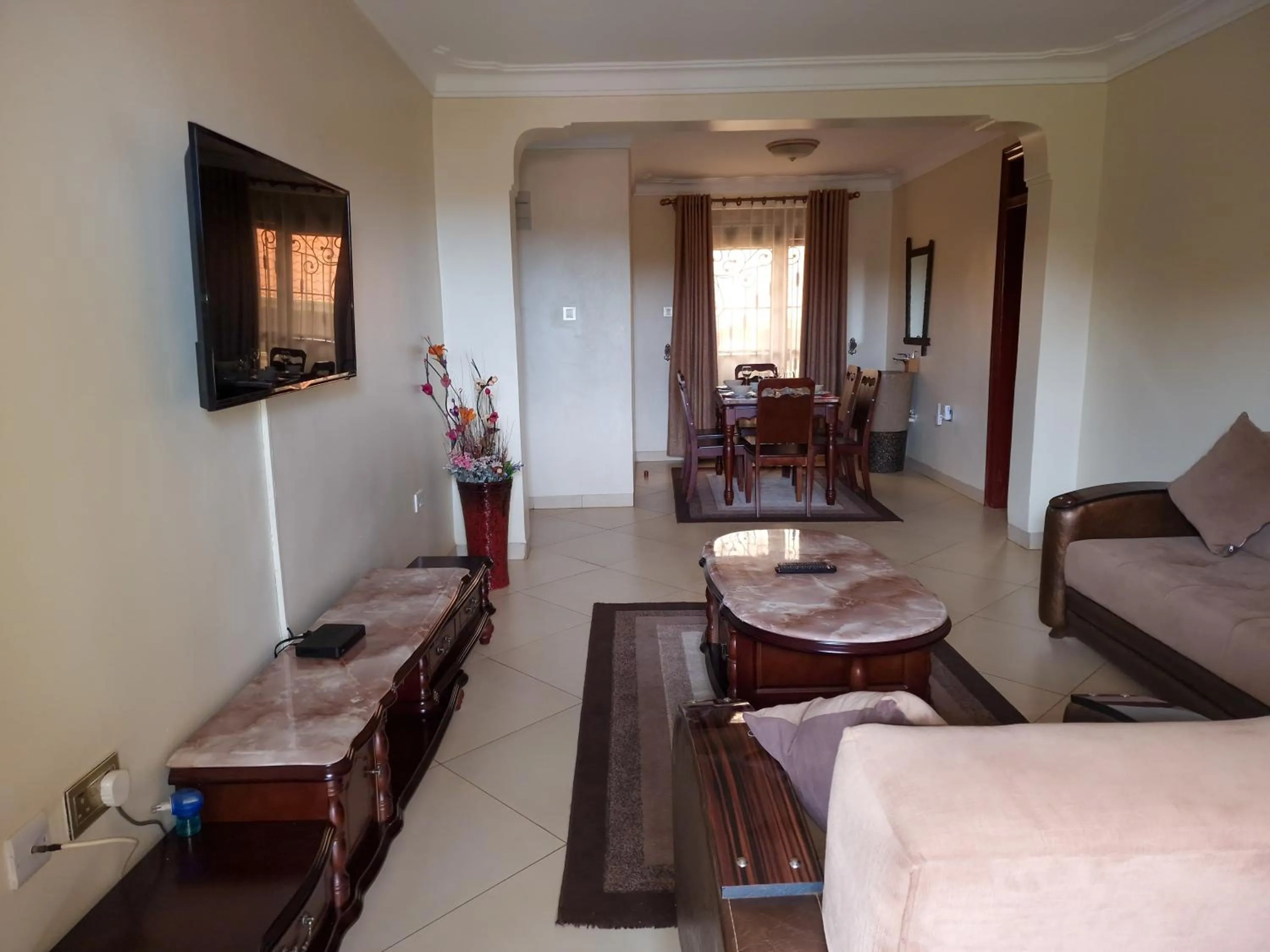 Communal lounge/ TV room in Eric Wilkins Apartments