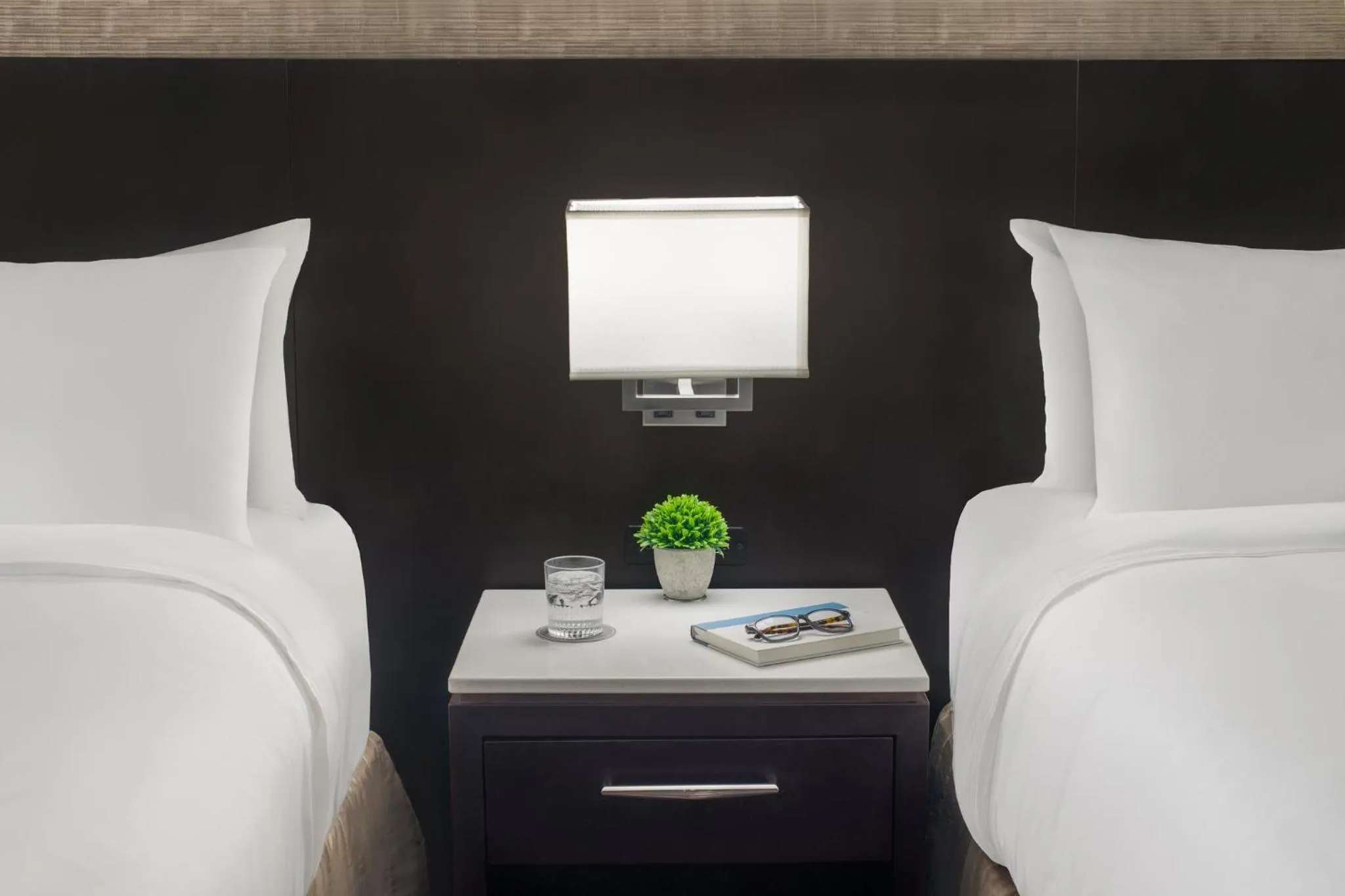 Photo of the whole room, Bed in Crowne Plaza Kitchener-Waterloo by IHG