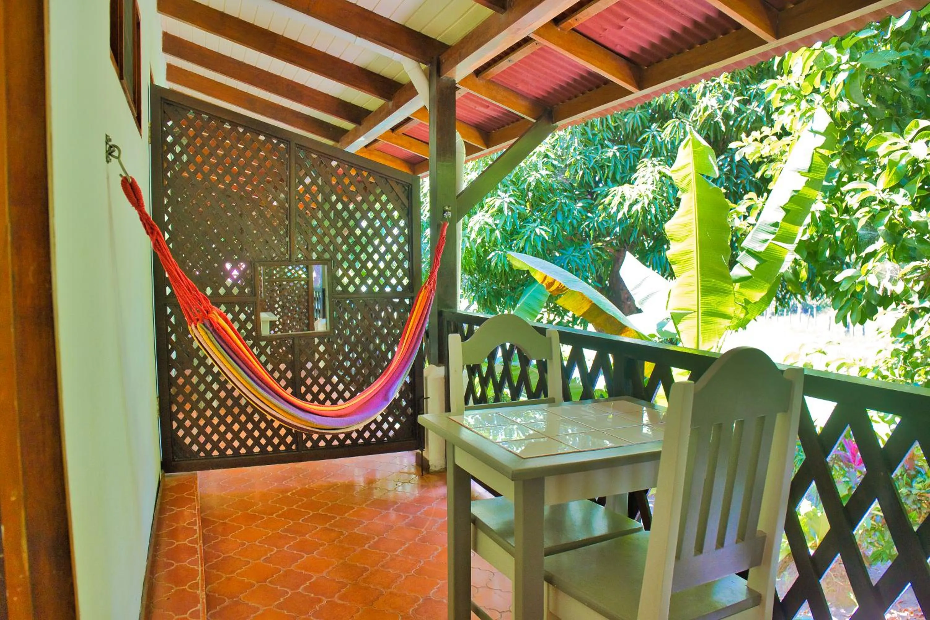 Patio in Samara Pacific Lodge