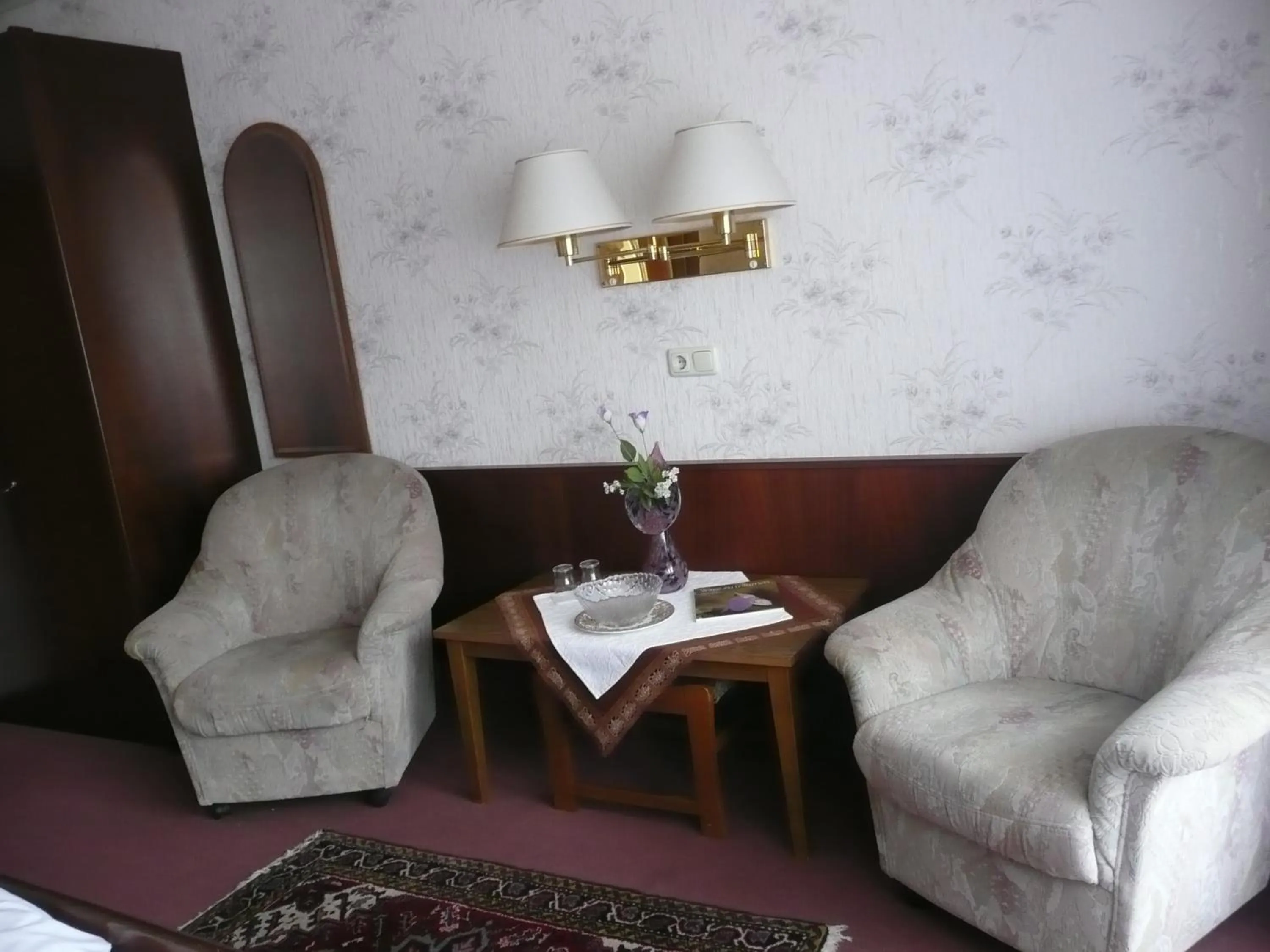 Seating area in Hotel Olympia