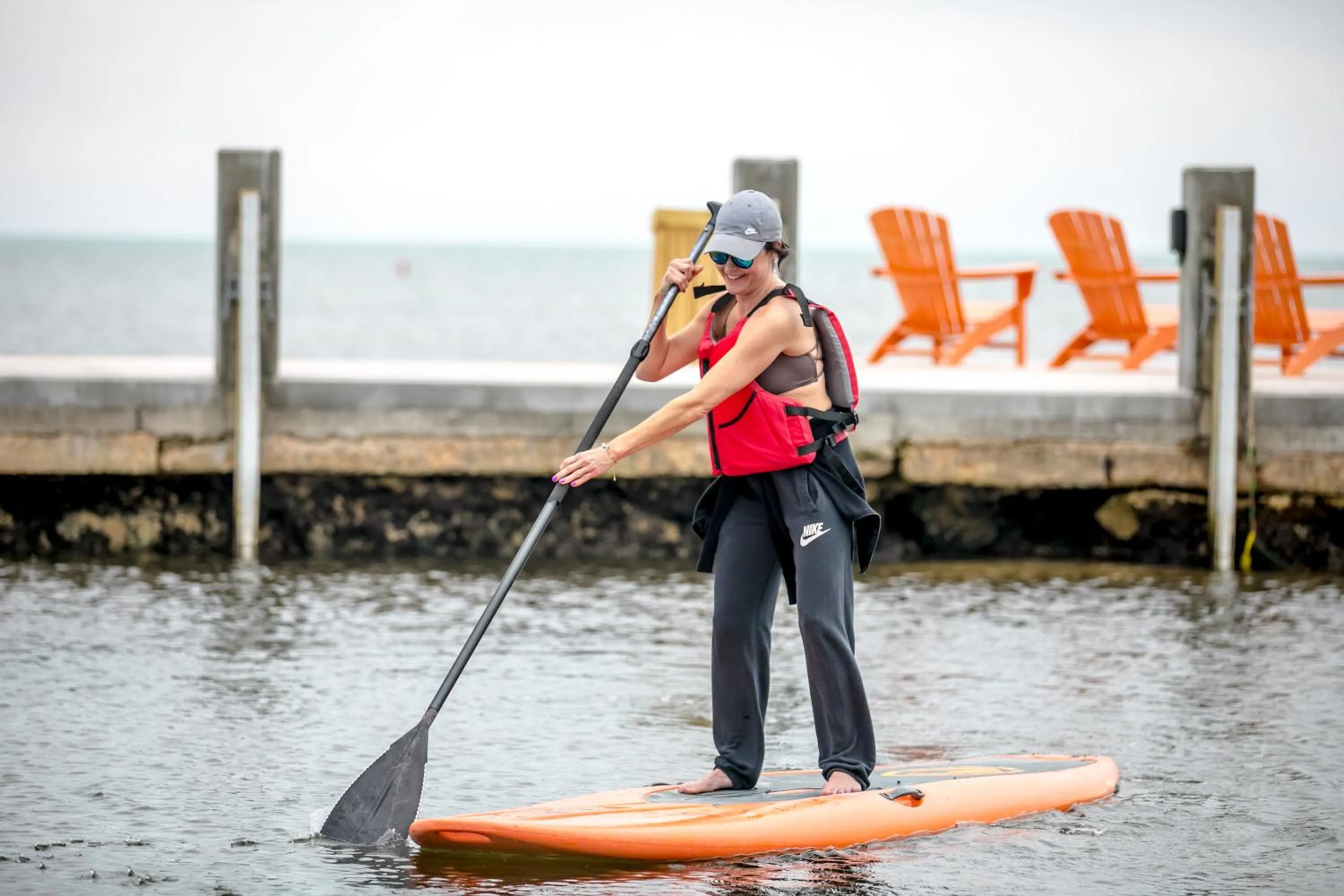People in Ragged Edge Resort & Marina