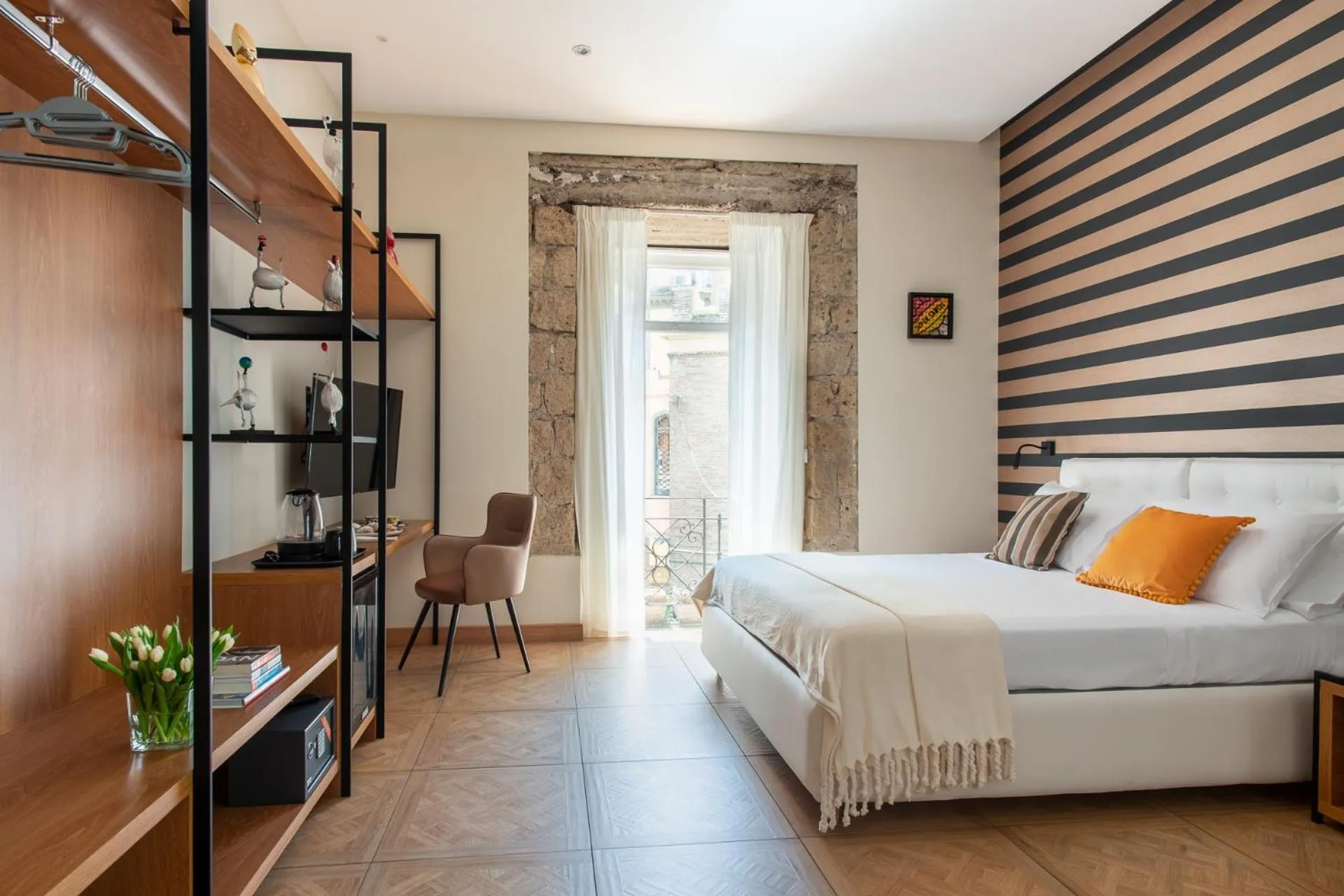 Bed in Kbirr Charming House