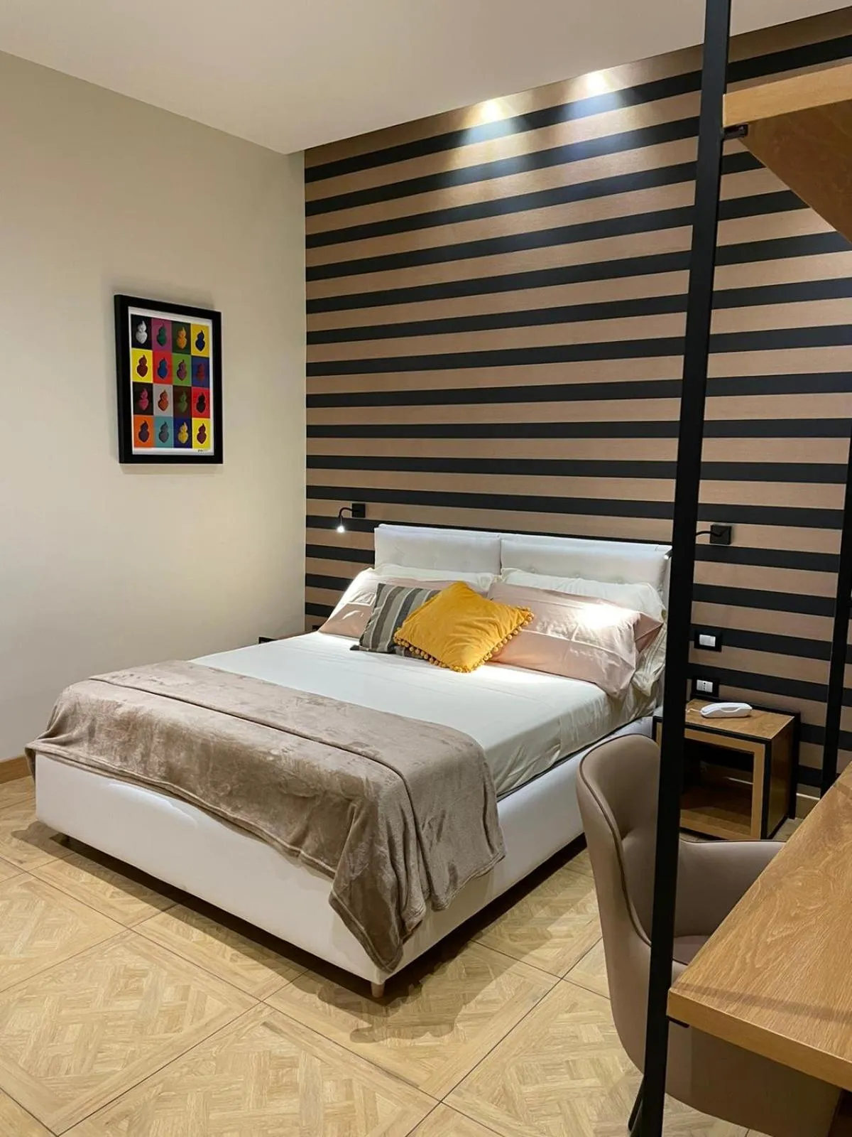 Bed in Kbirr Charming House