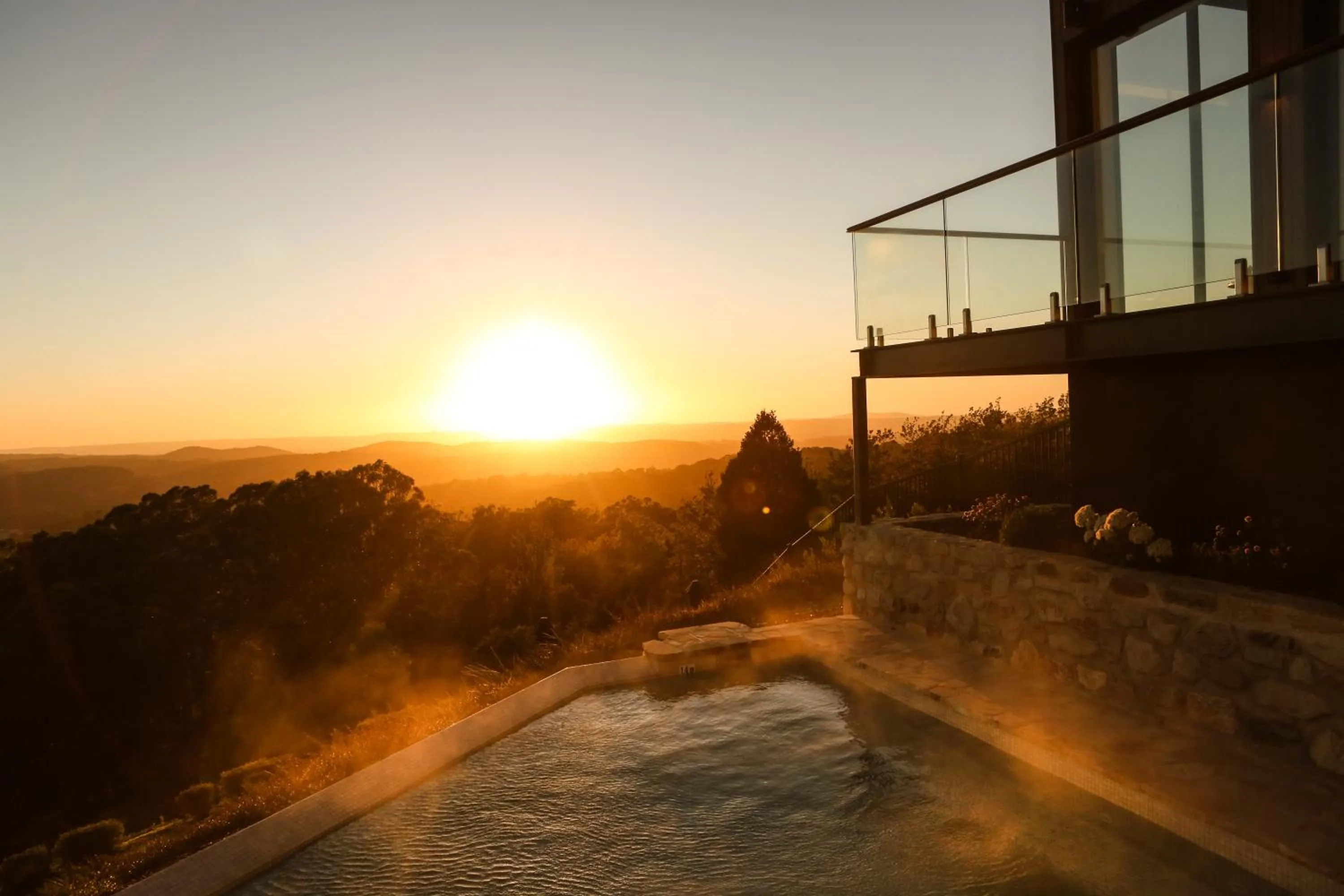 Hot Spring Bath in Sequoia Lodge