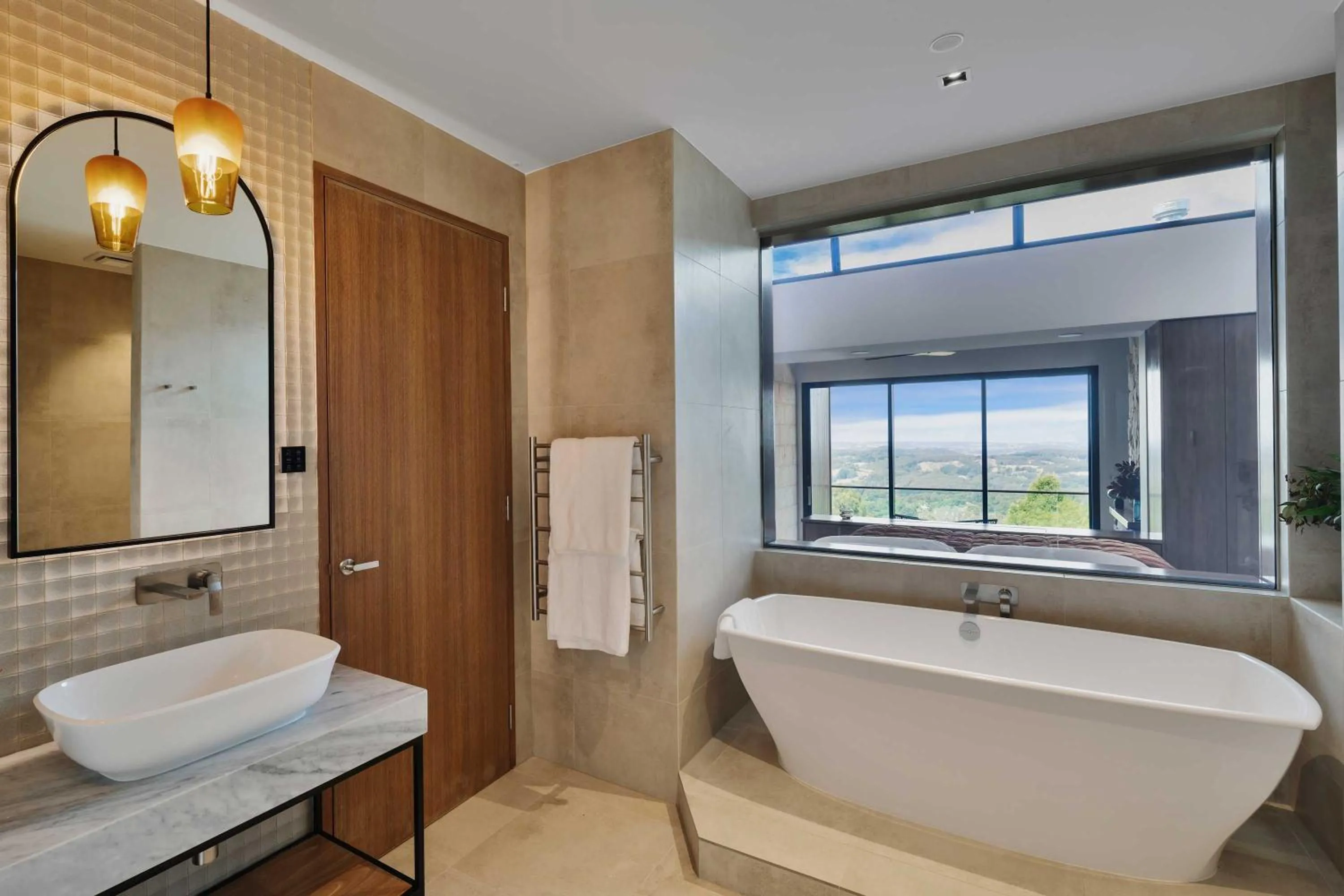 Bathroom in Sequoia Lodge
