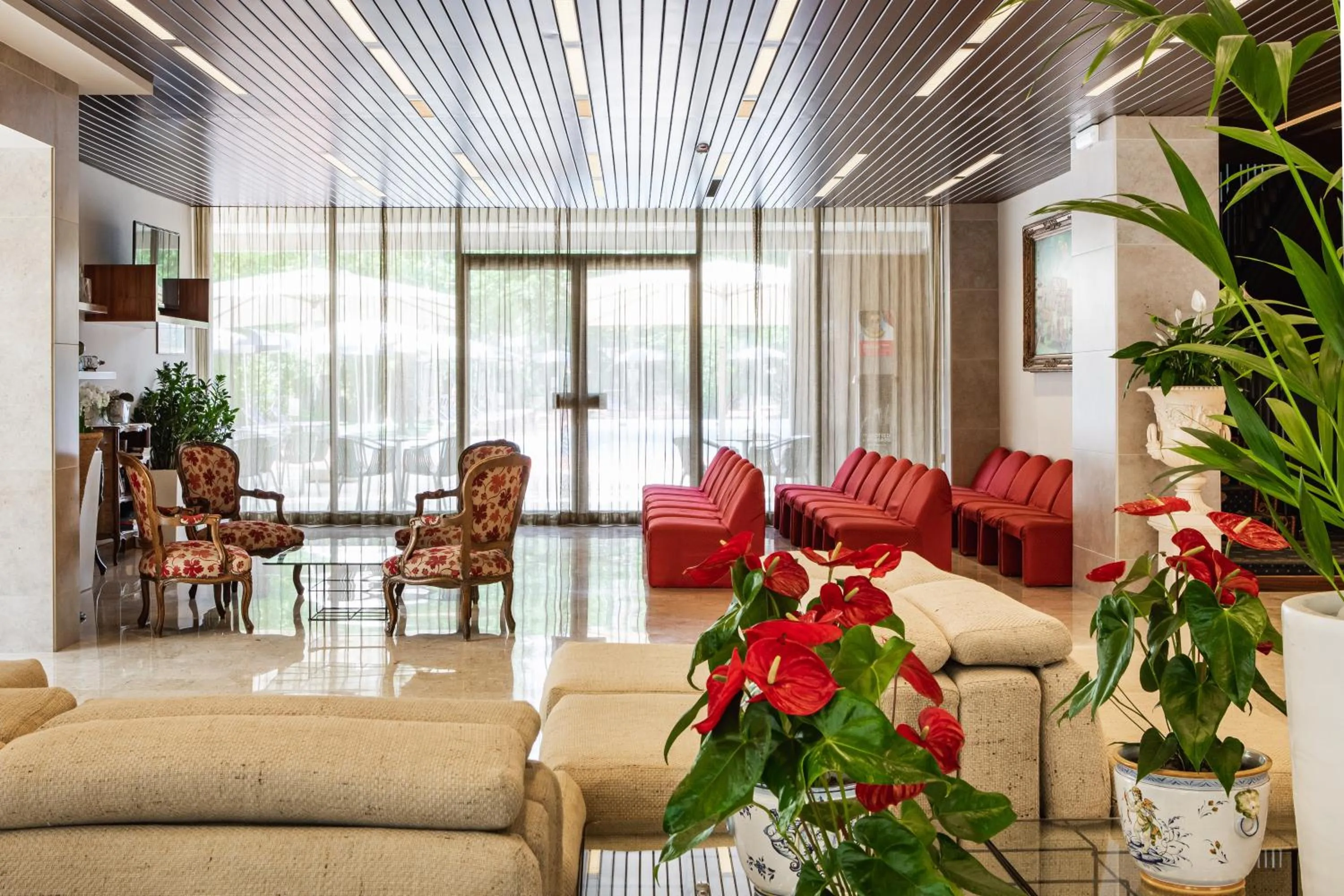 Lobby or reception in Hotel Ambasciatori