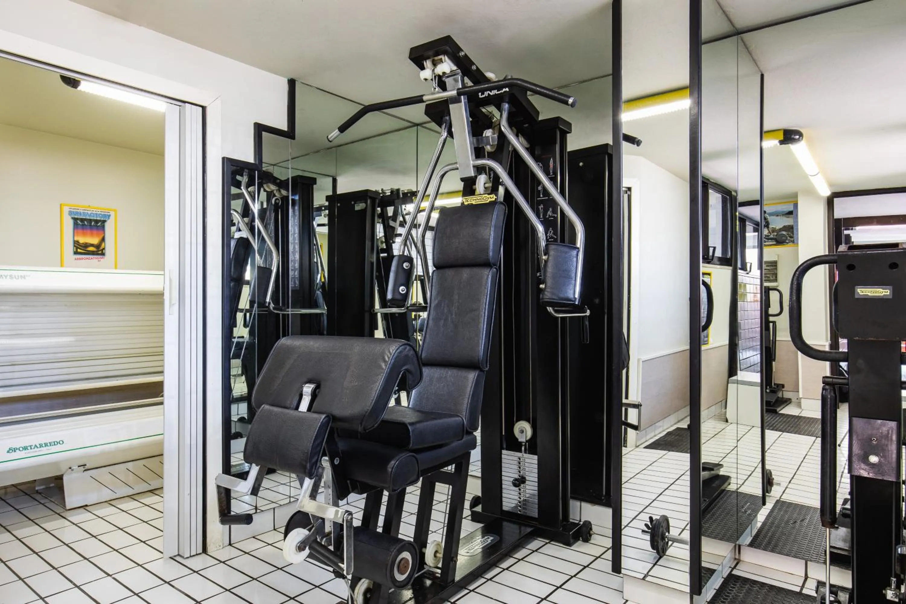 Fitness centre/facilities in Hotel Ambasciatori