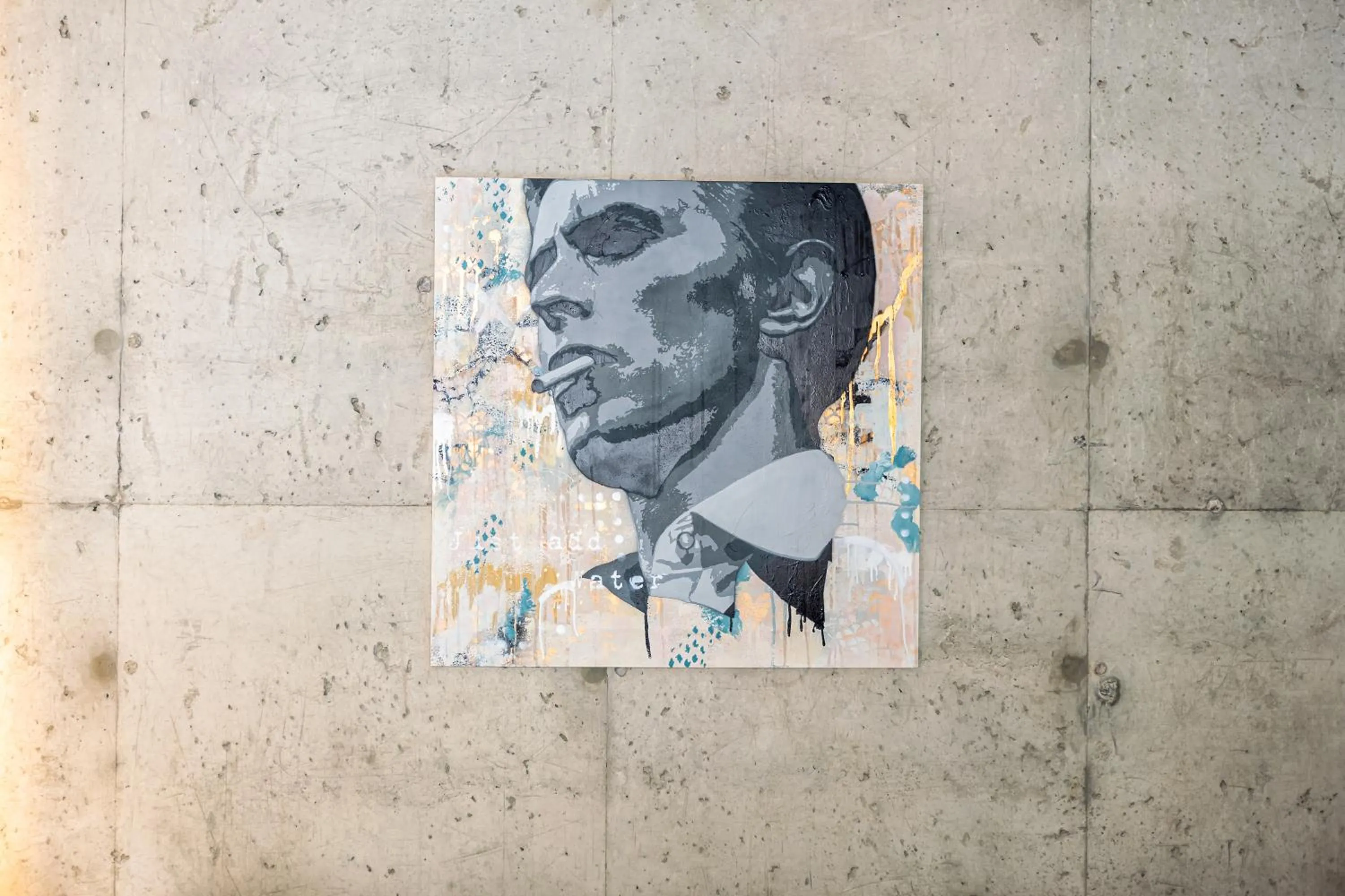 Decorative detail in The Muse Christchurch Art Hotel