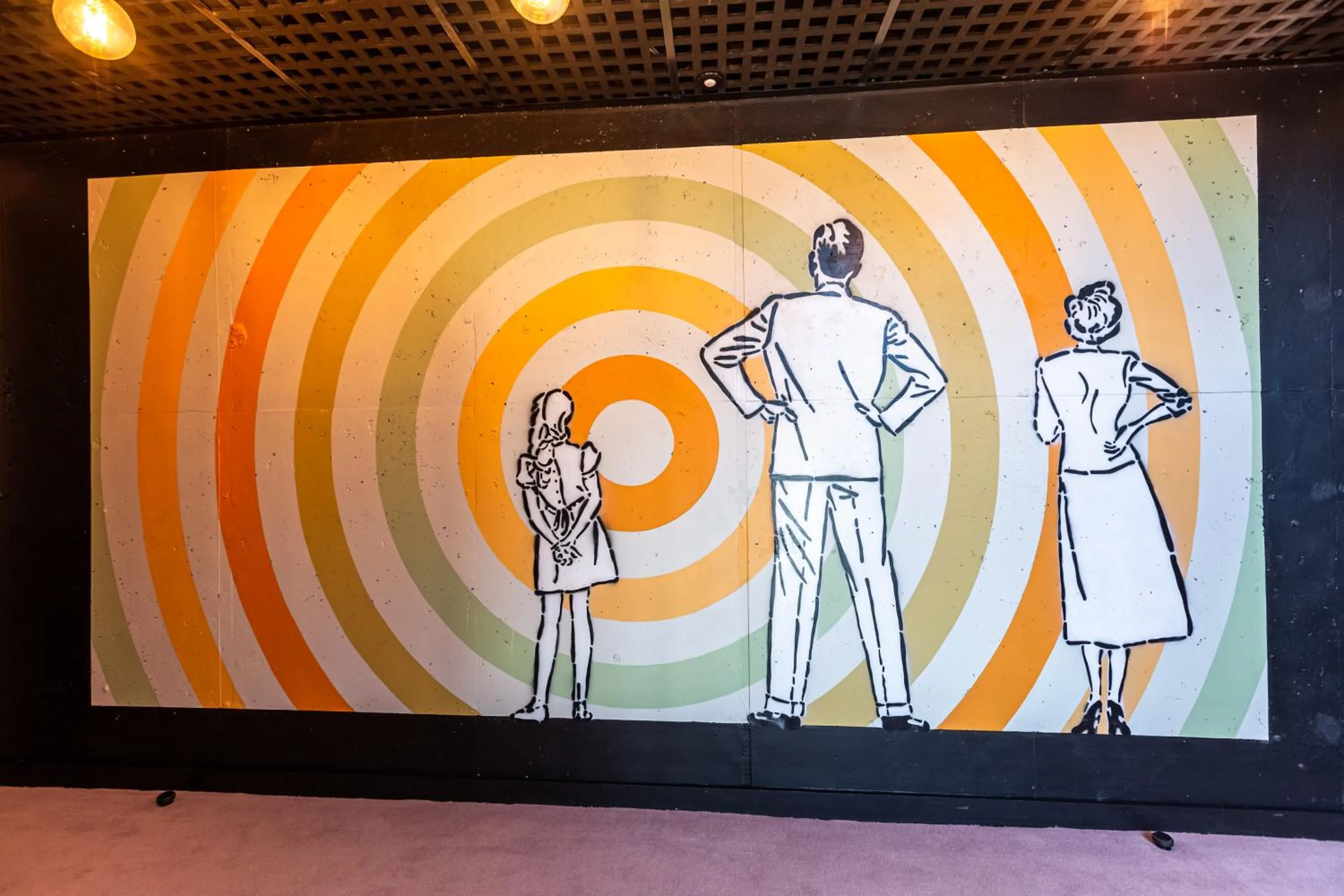 Decorative detail in The Muse Christchurch Art Hotel