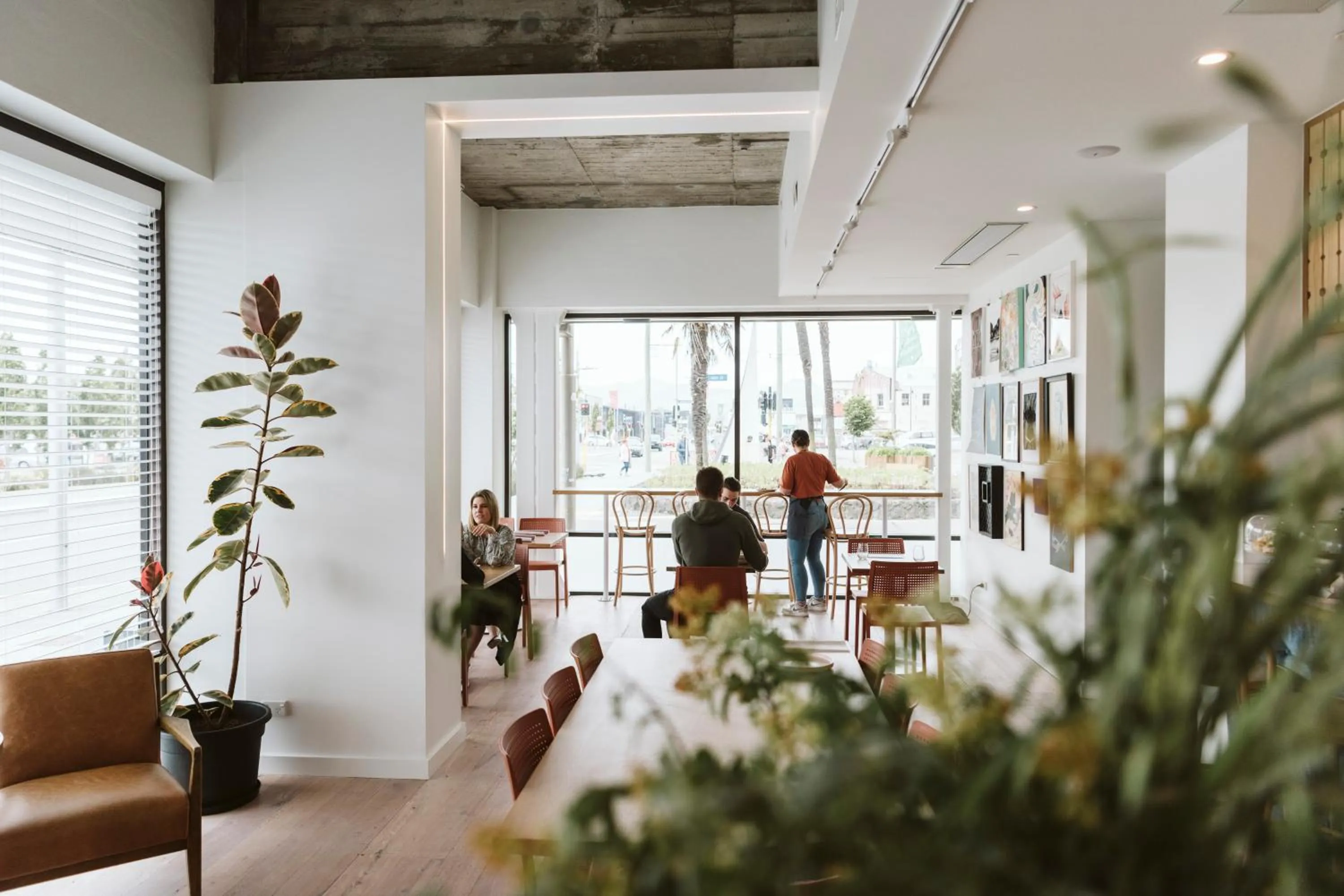 Restaurant/places to eat in The Muse Christchurch Art Hotel