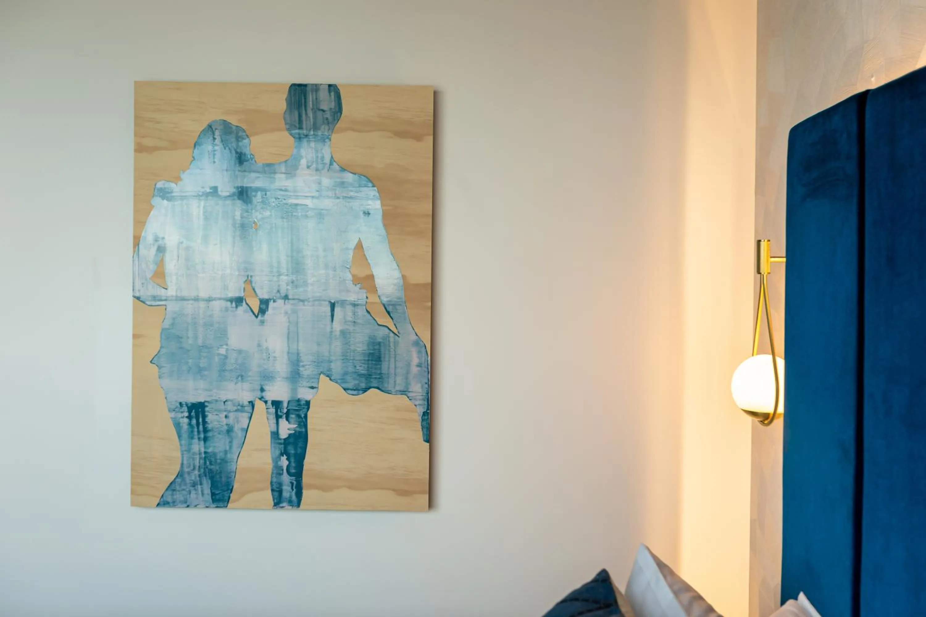 Decorative detail in The Muse Christchurch Art Hotel