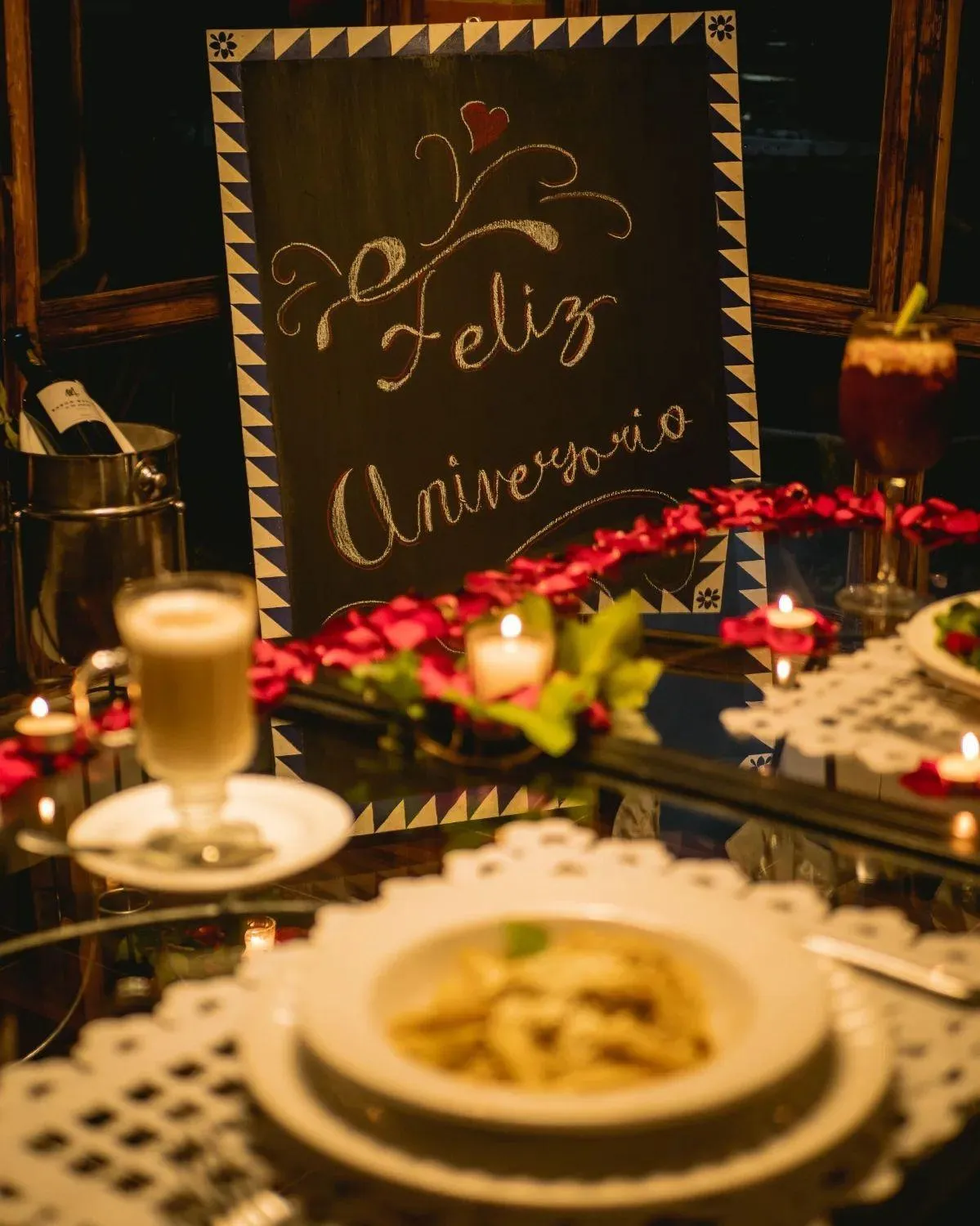 Food and drinks in Posada Los Alcatraces