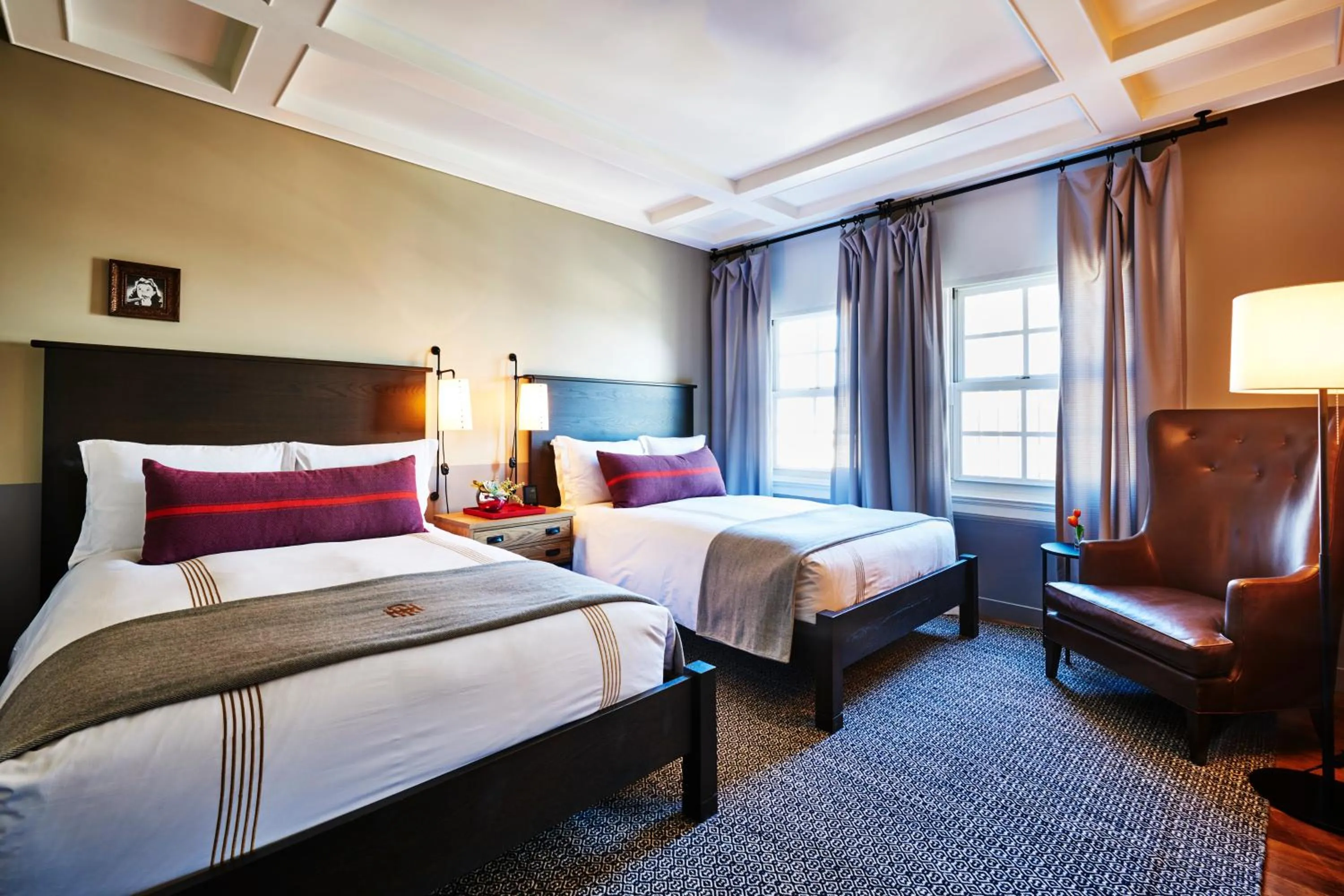 Bed in The Hollywood Roosevelt