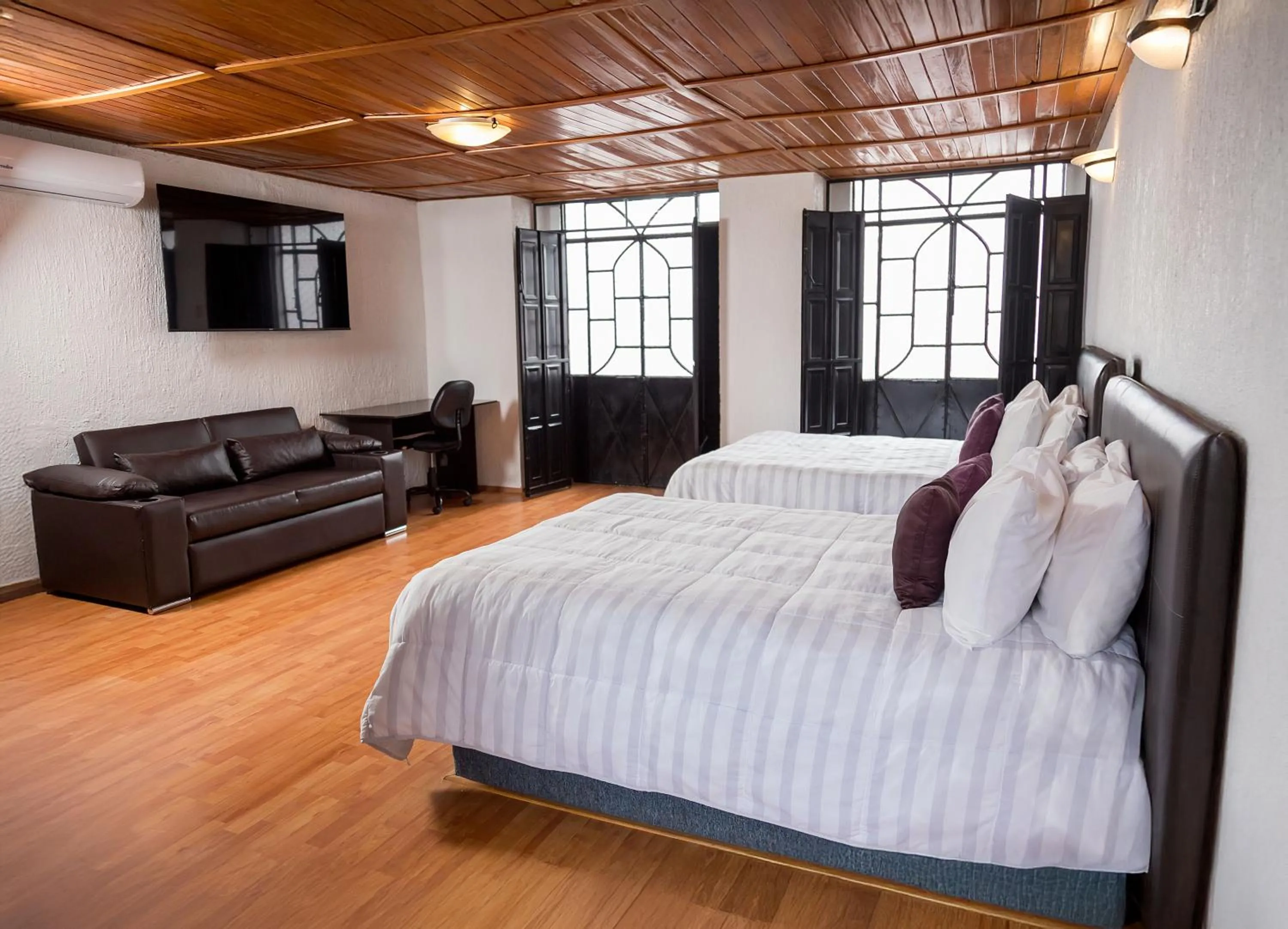 Bed in Hotel Central Teziutlan