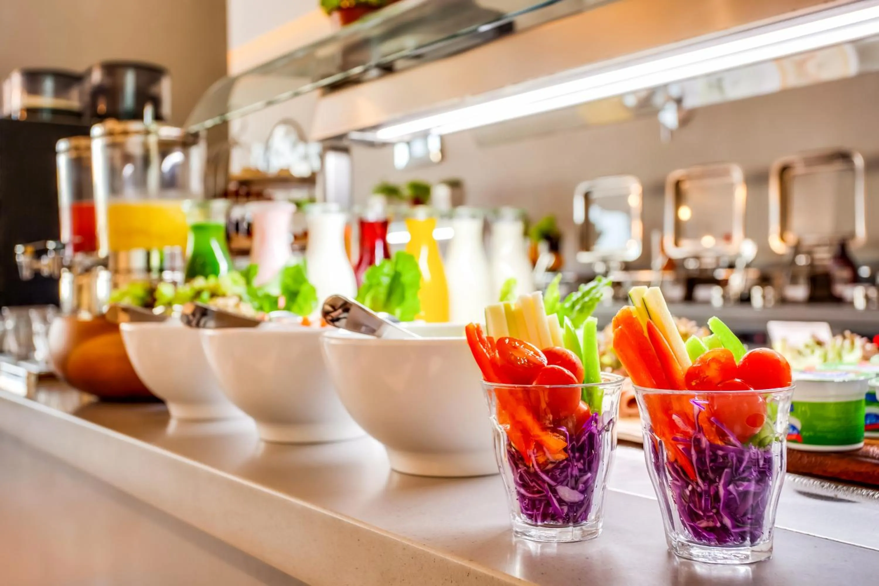 Buffet breakfast in Lemon Tree Hotel, Jumeirah Dubai