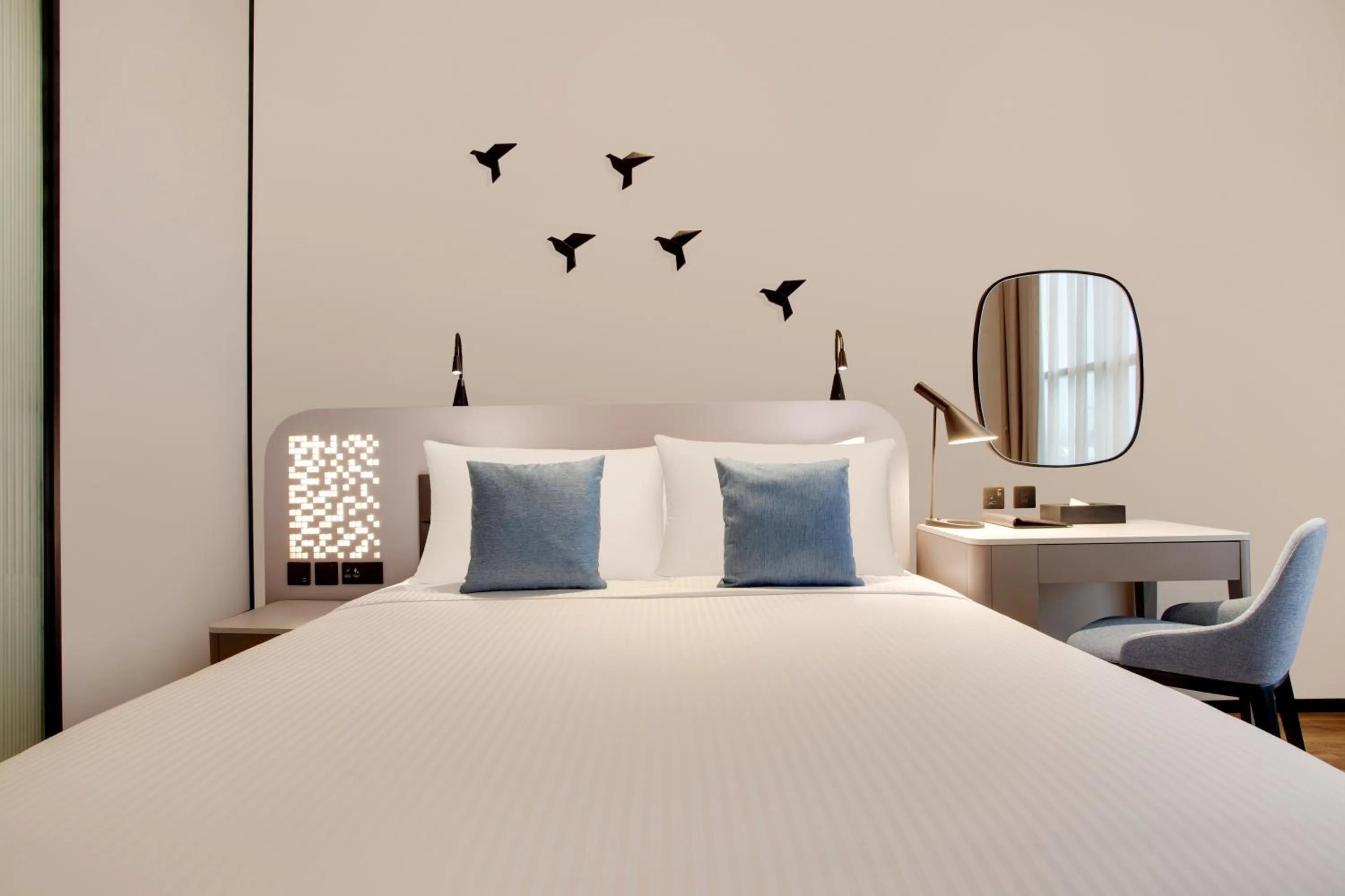 Bed in Lemon Tree Hotel, Jumeirah Dubai