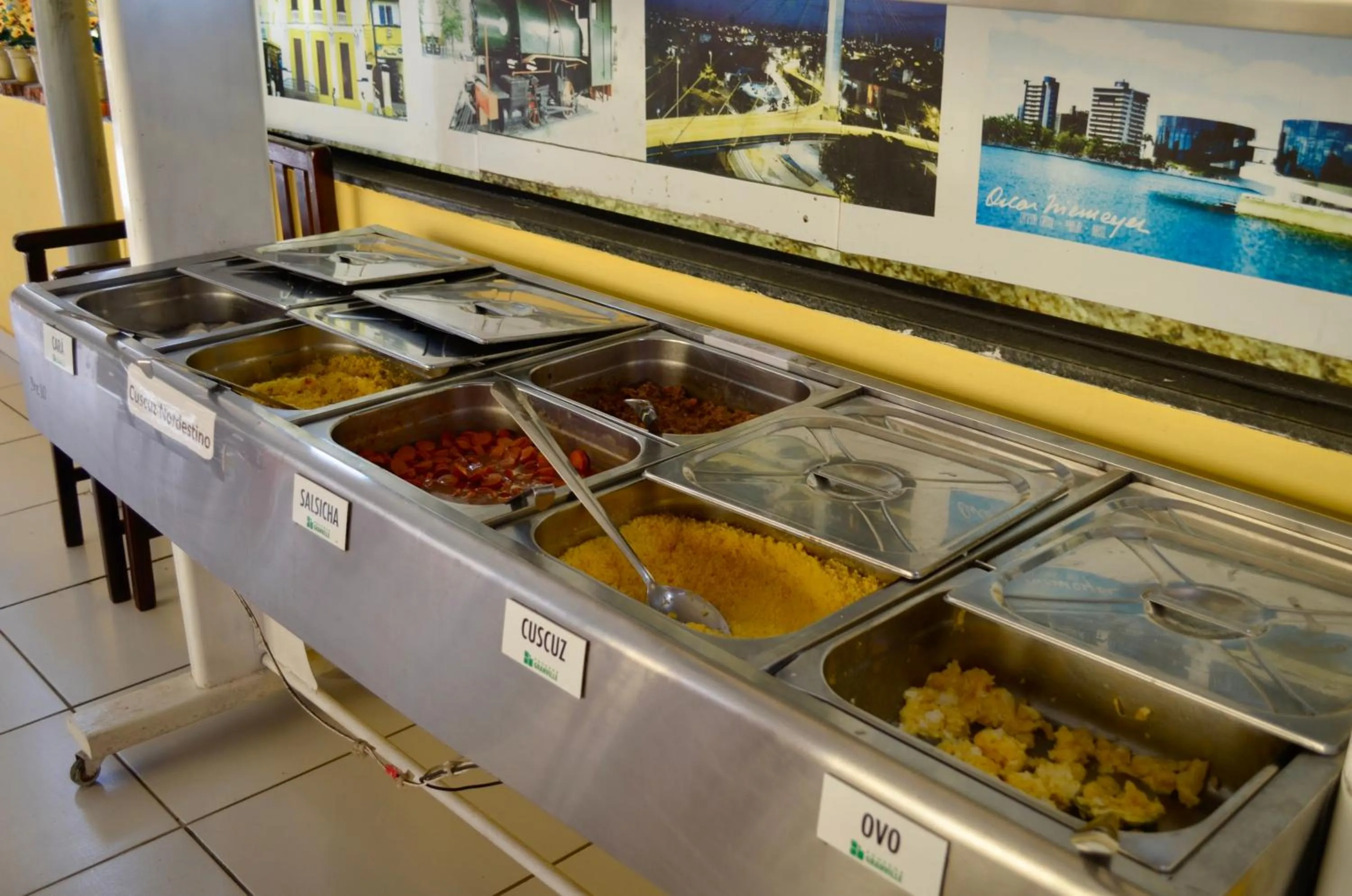 Buffet breakfast in Pousada Granville