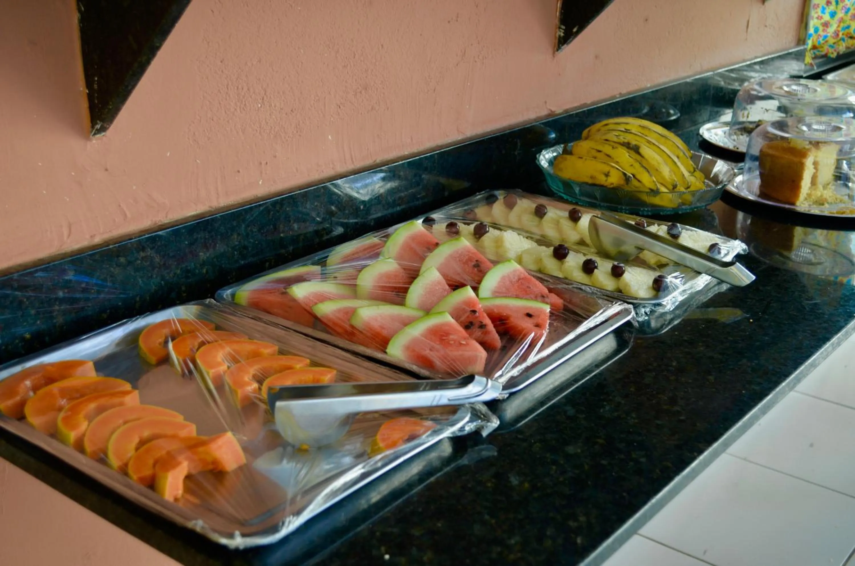 Buffet breakfast in Pousada Granville