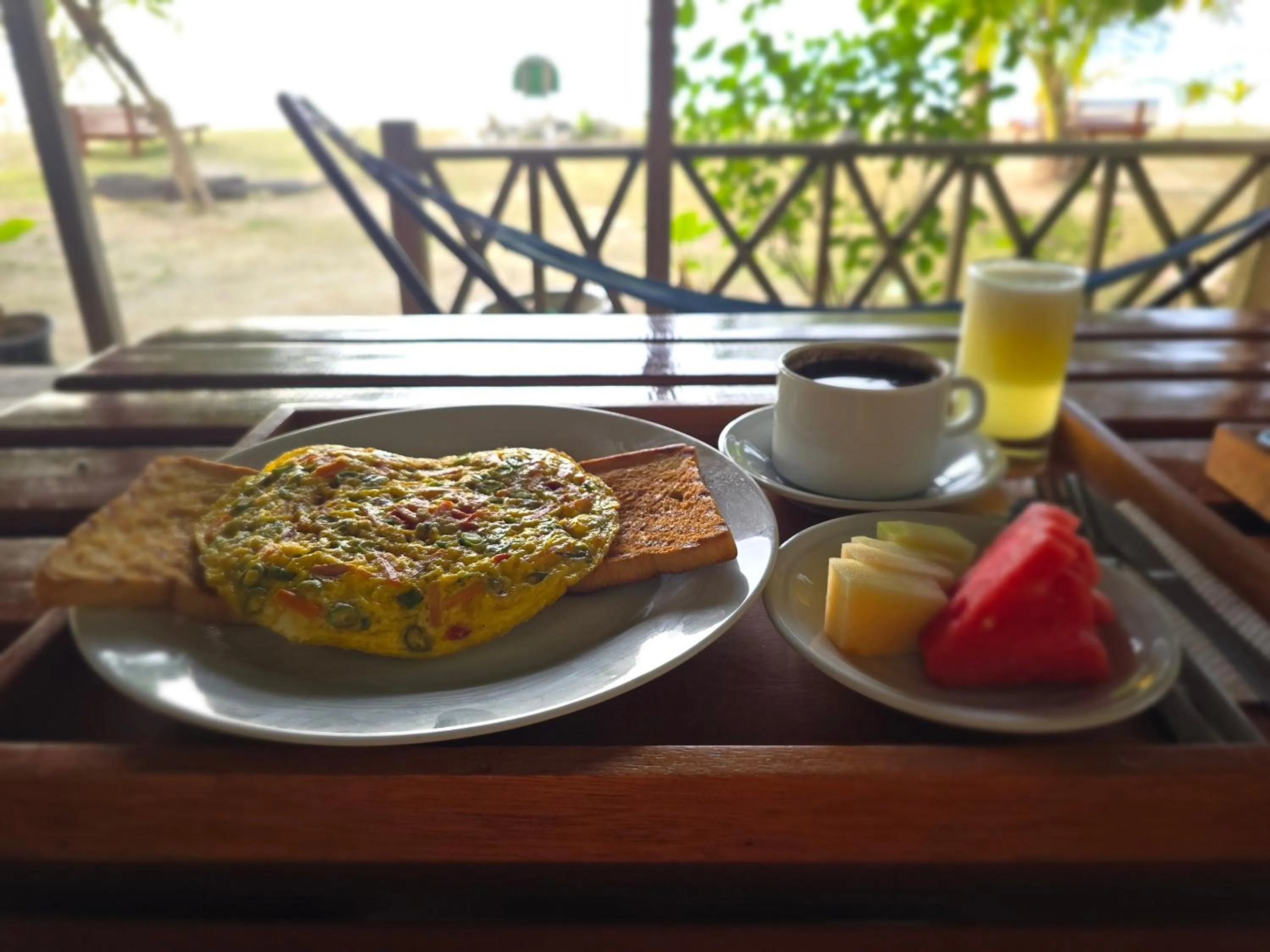Breakfast in MB Palambak Island Resort Pulau Banyak Aceh Singkil