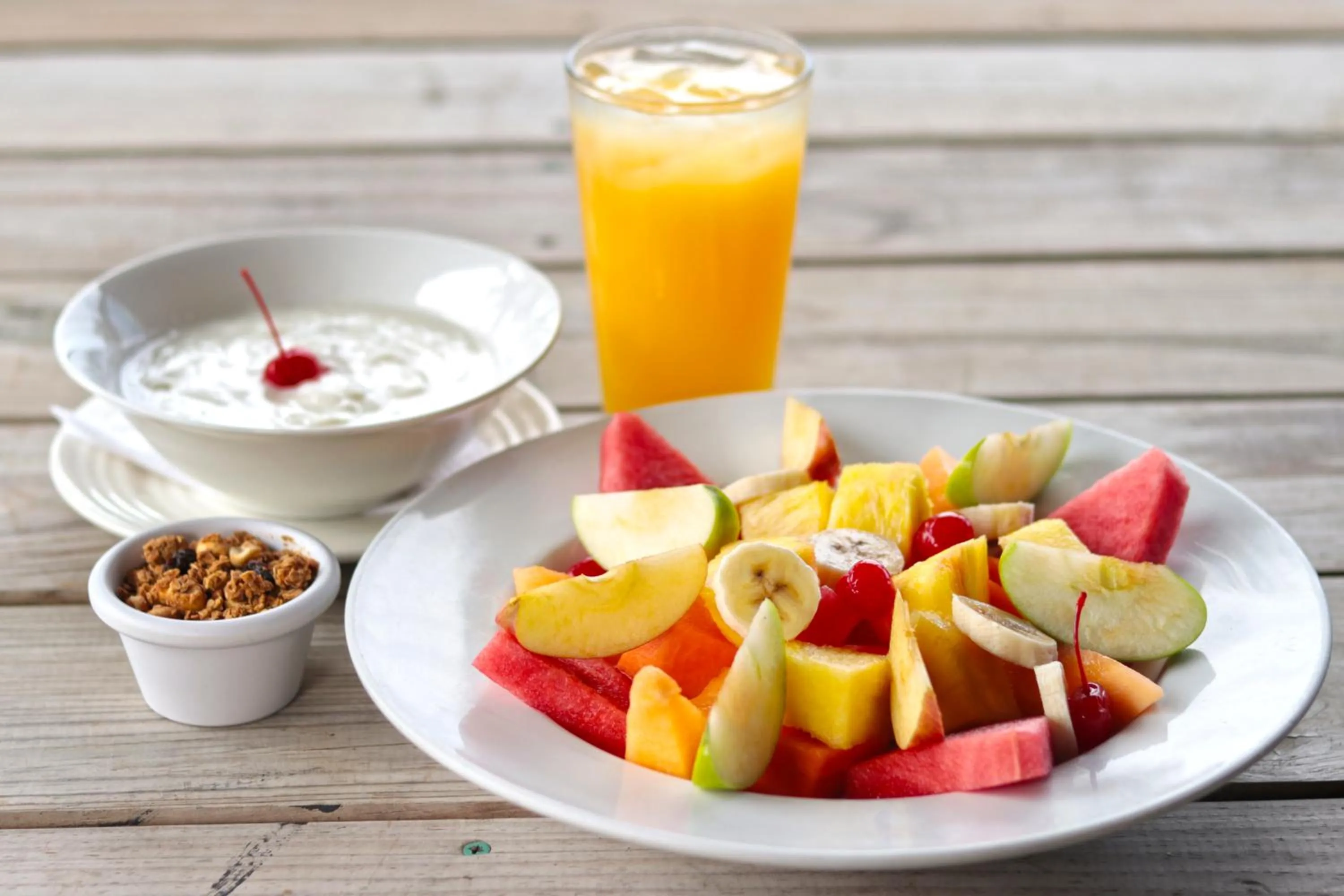 Buffet breakfast in Splash Inn Dive Resort & Villas