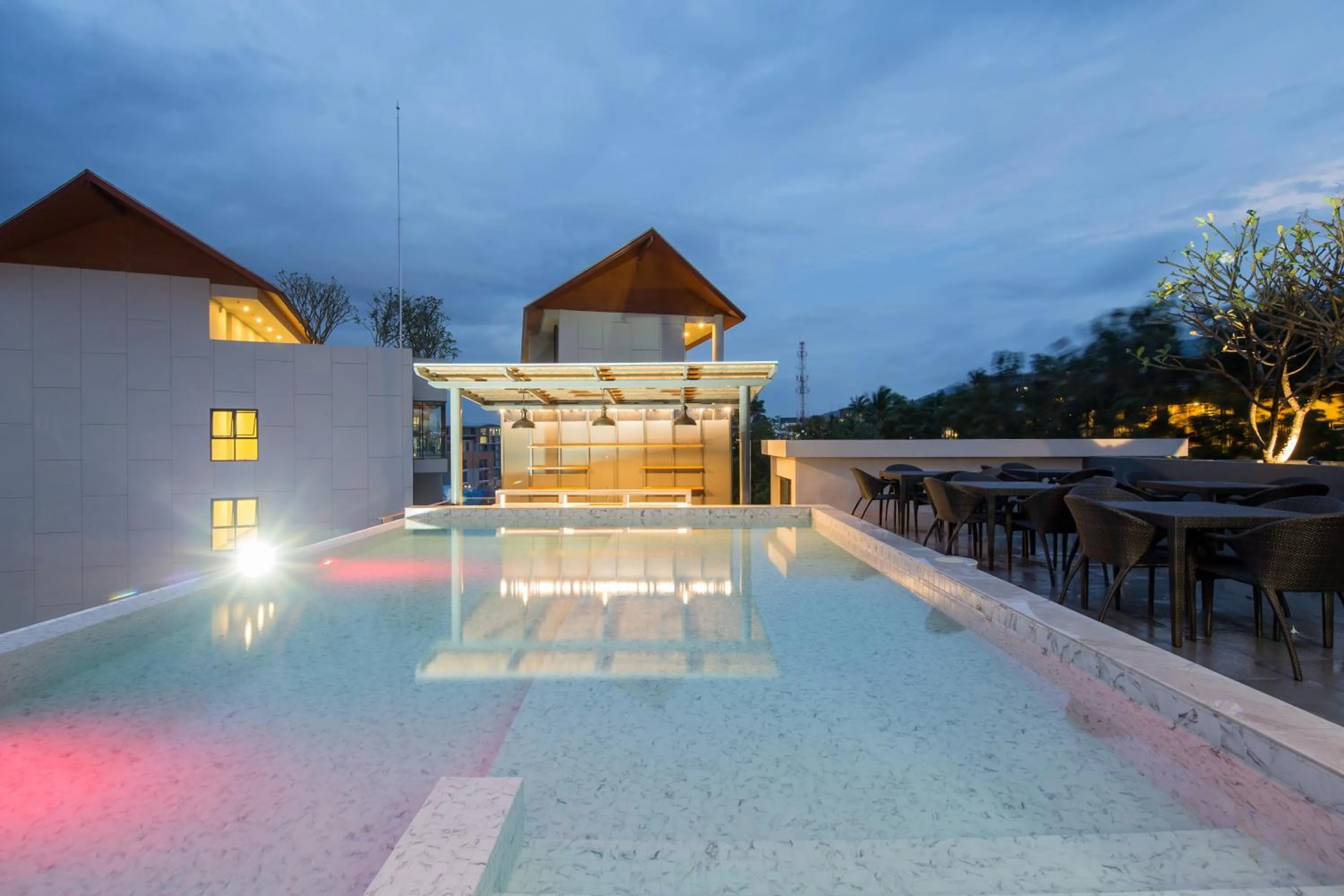 Swimming pool in Palmyrah Surin Beach Residence