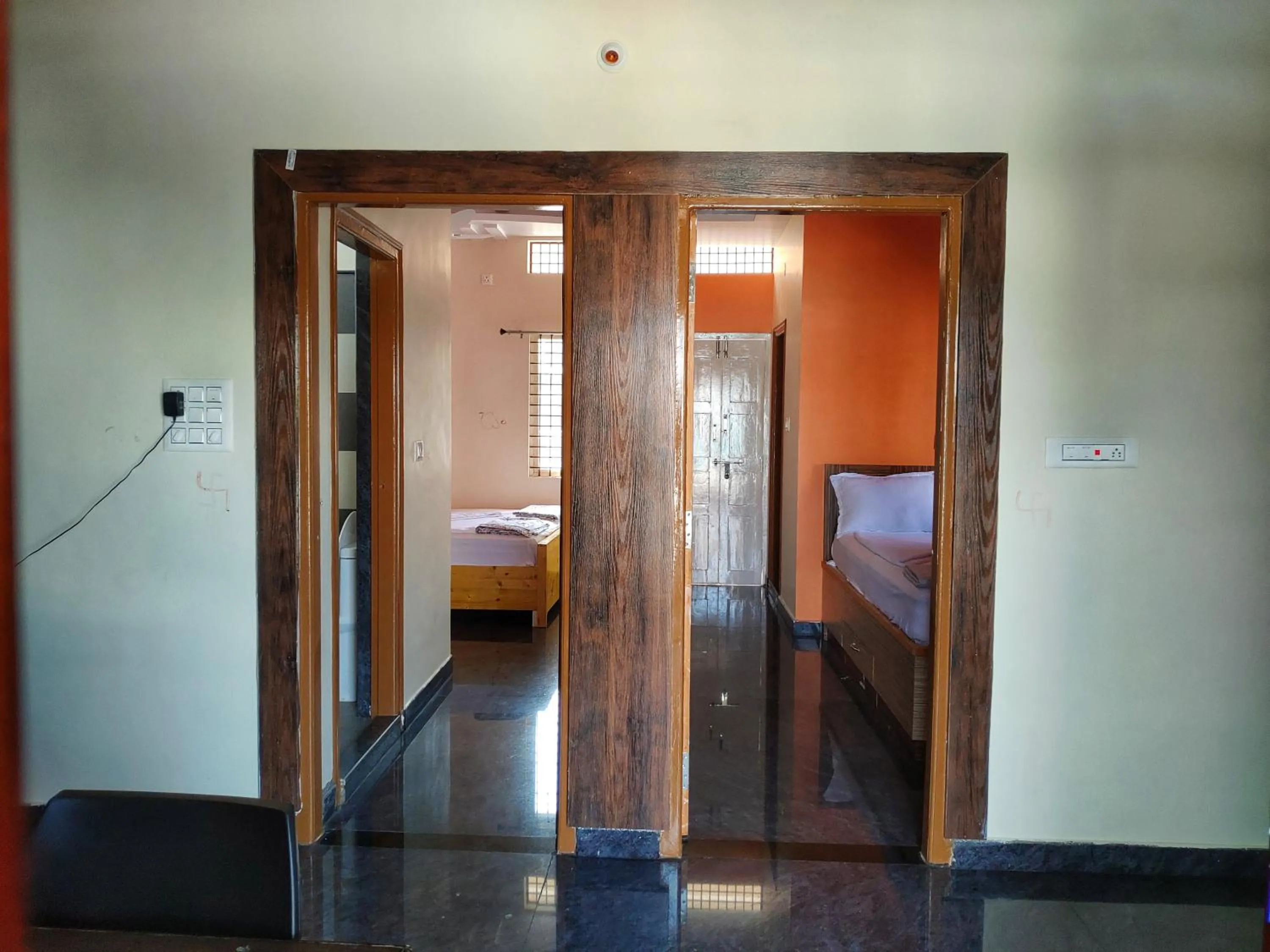 Facade/entrance, Bed in Hampi Two Bedroom Guesthouse