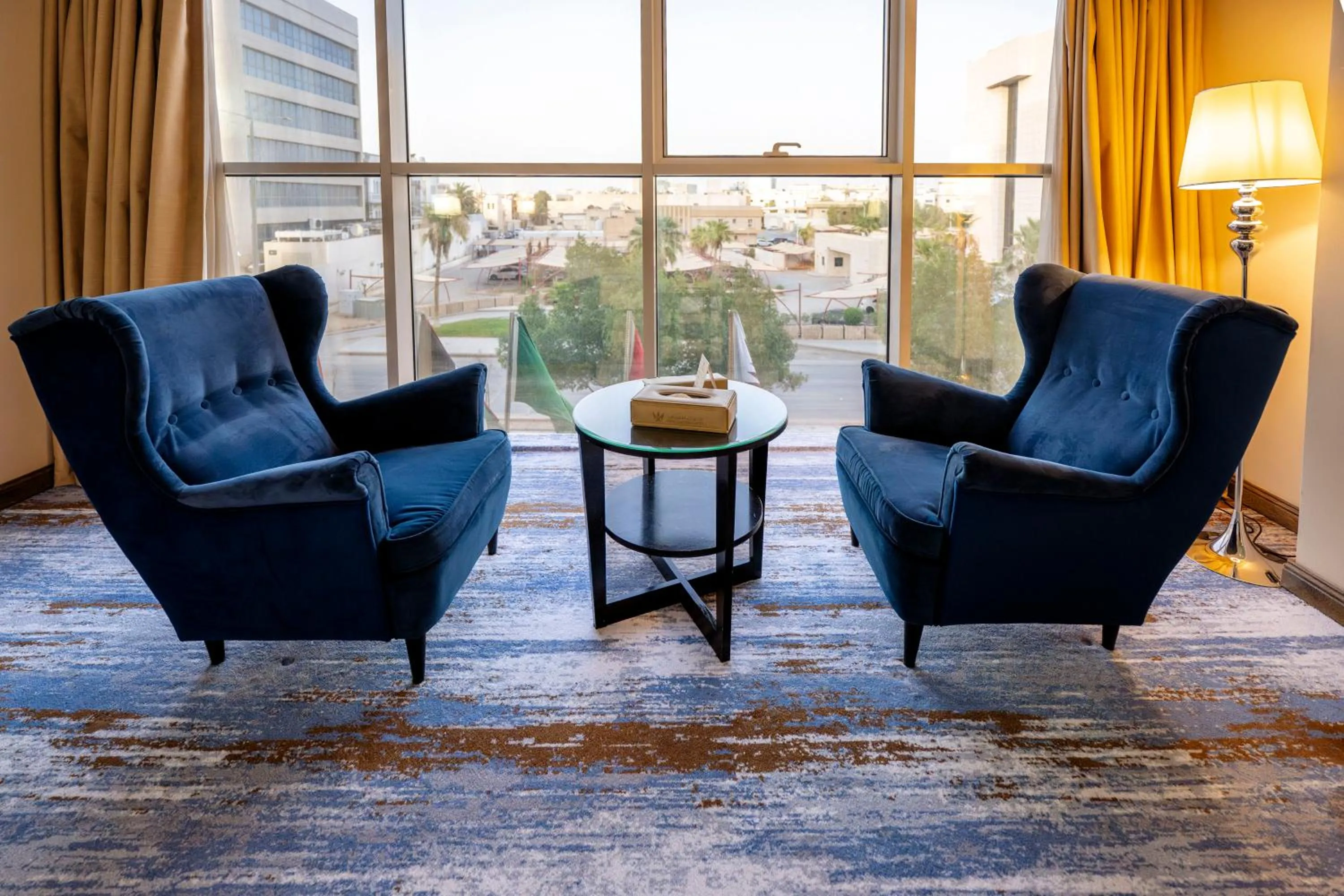 Seating area in Hayat Al Riyadh Hotel