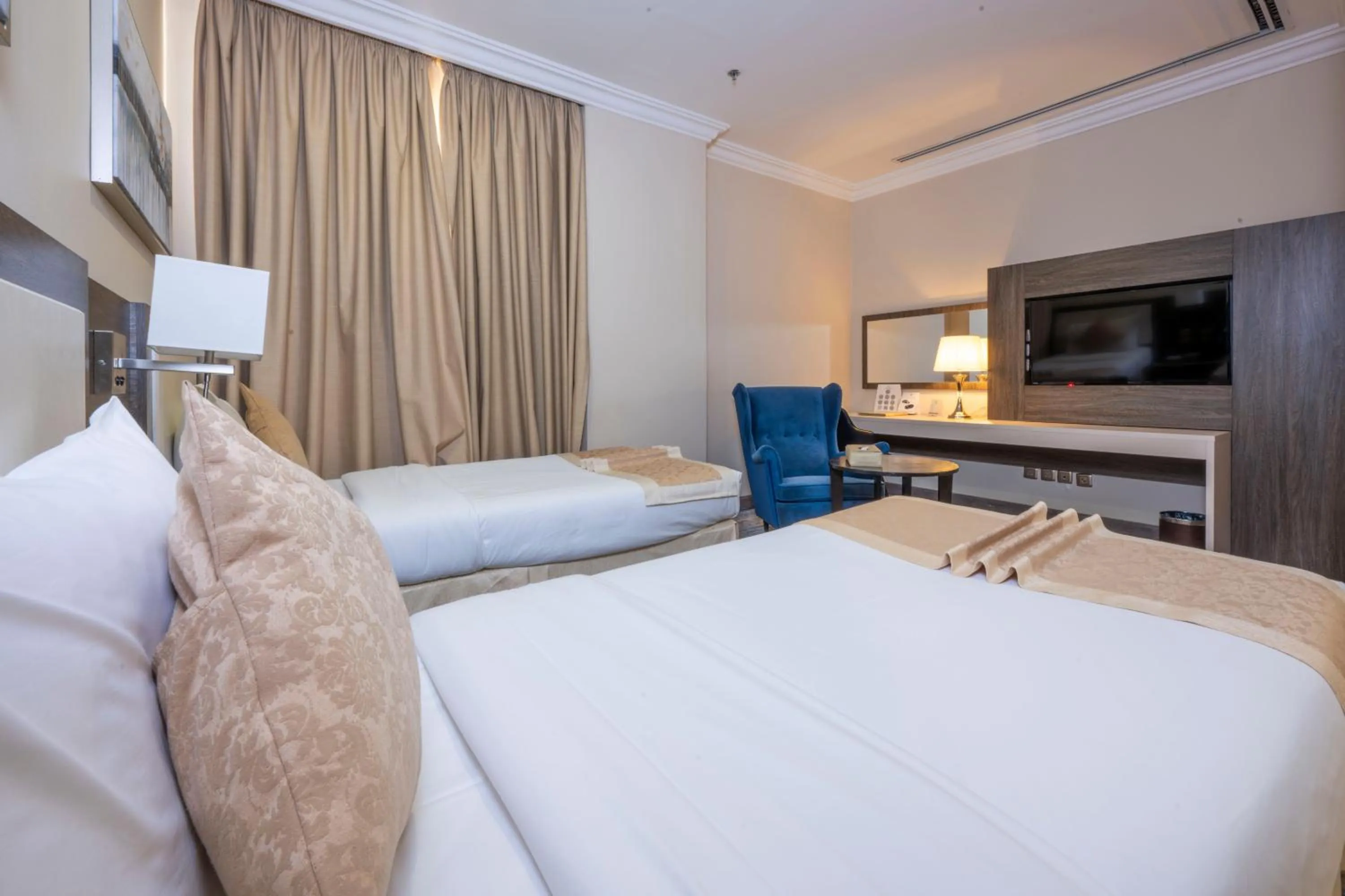 Bed in Hayat Al Riyadh Hotel