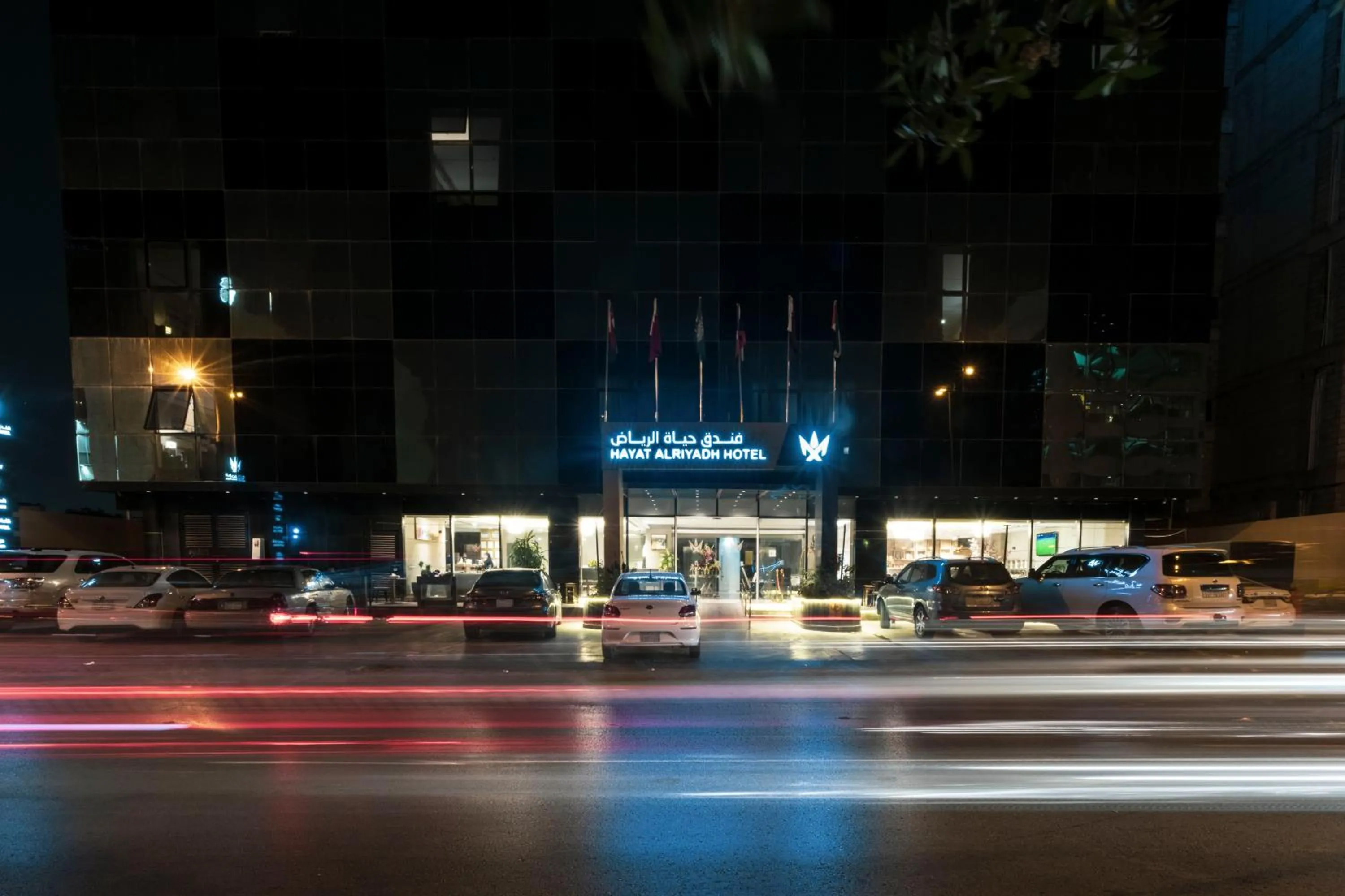 Quiet street view in Hayat Al Riyadh Hotel