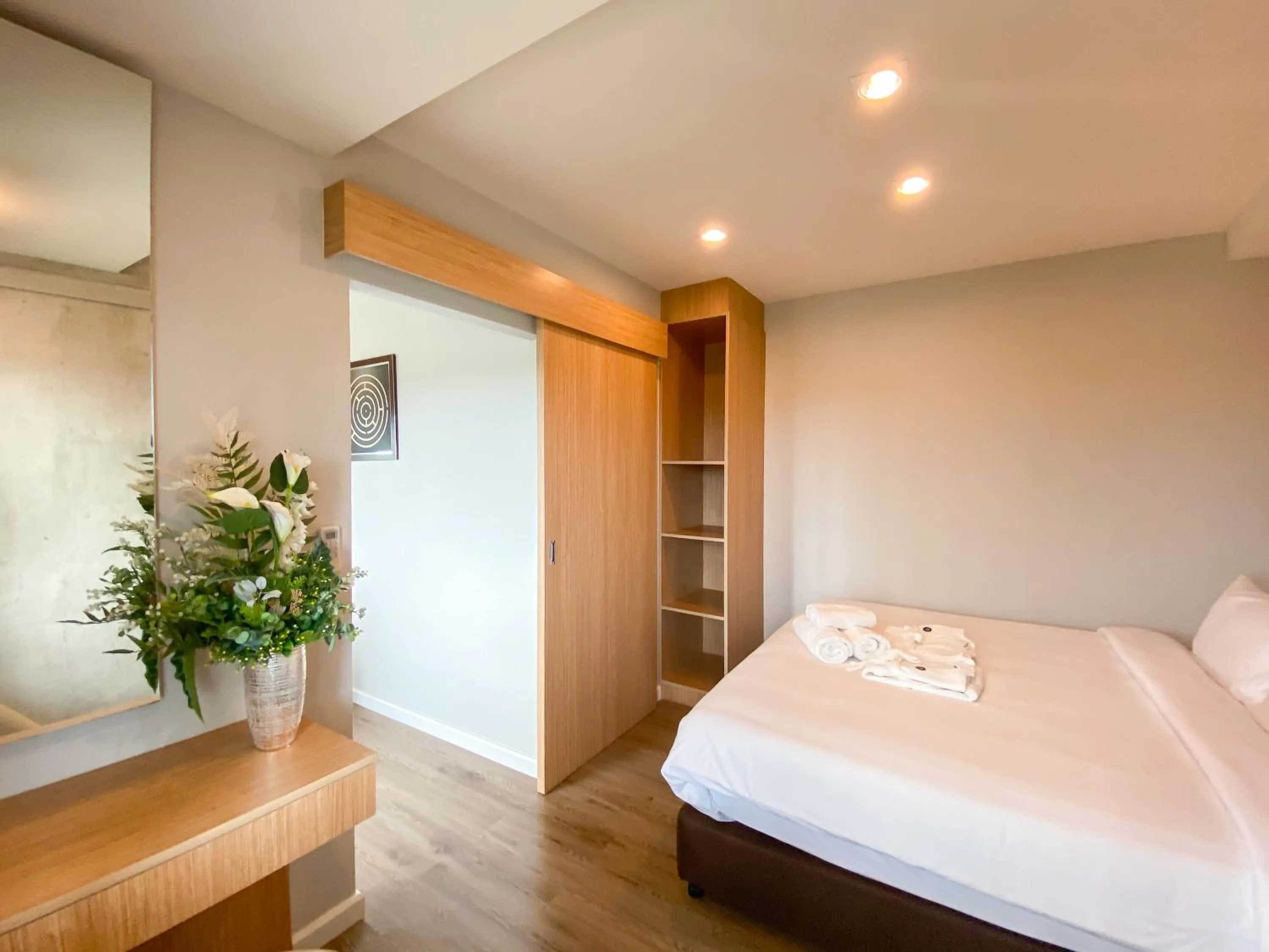 Bed in Hotel Fuse Rayong