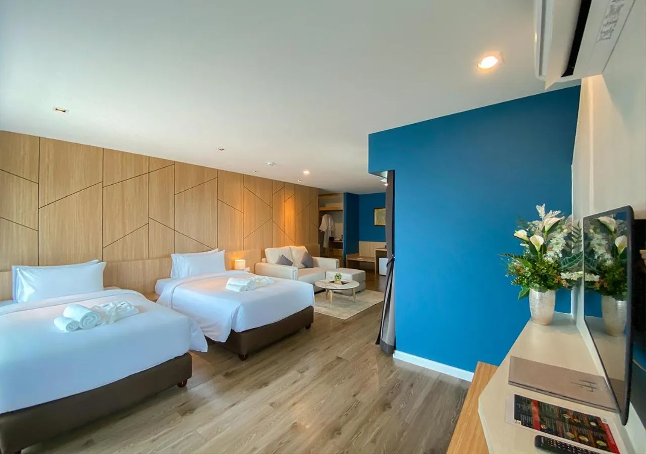 Bed in Hotel Fuse Rayong