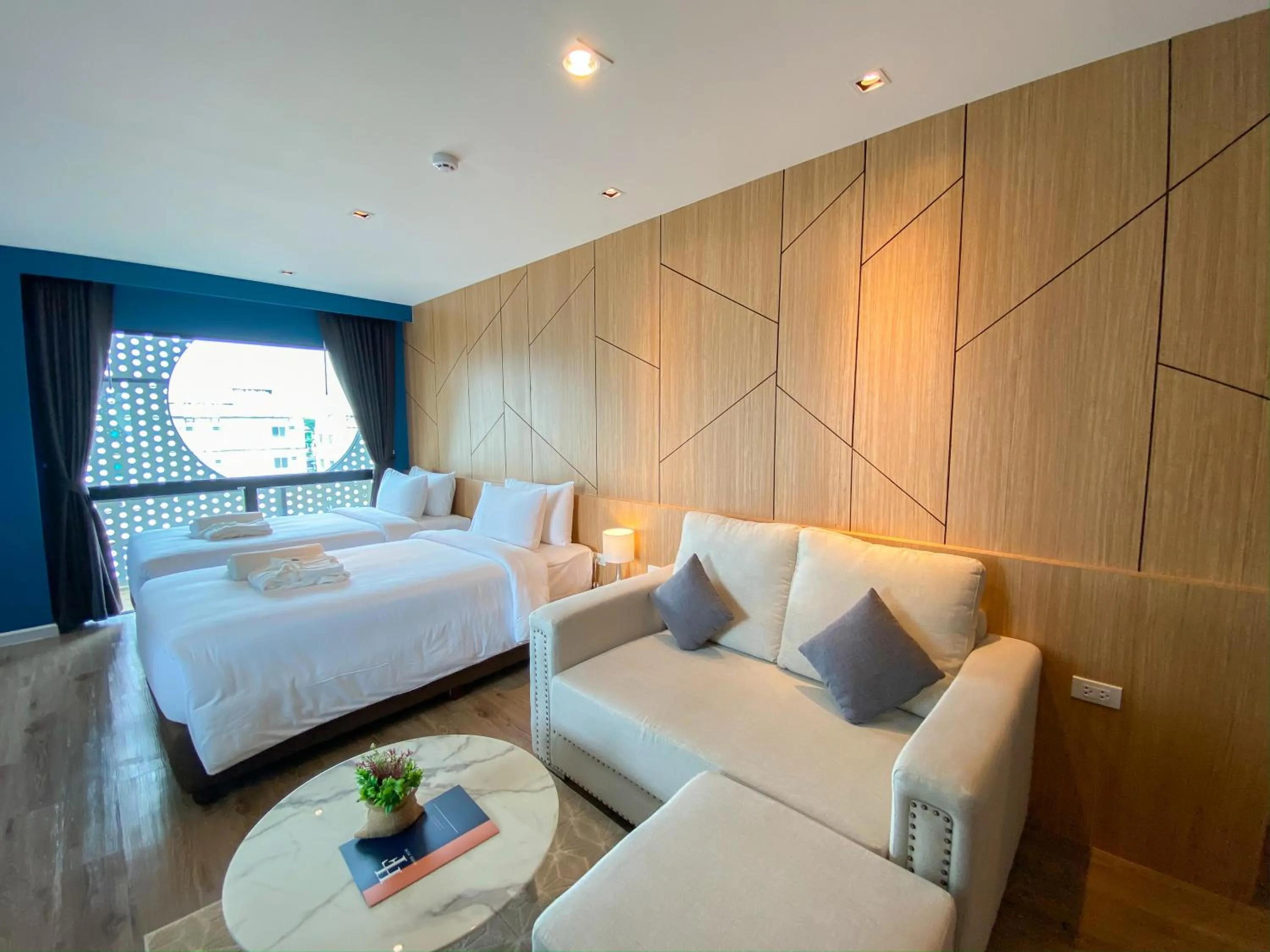 Bed in Hotel Fuse Rayong