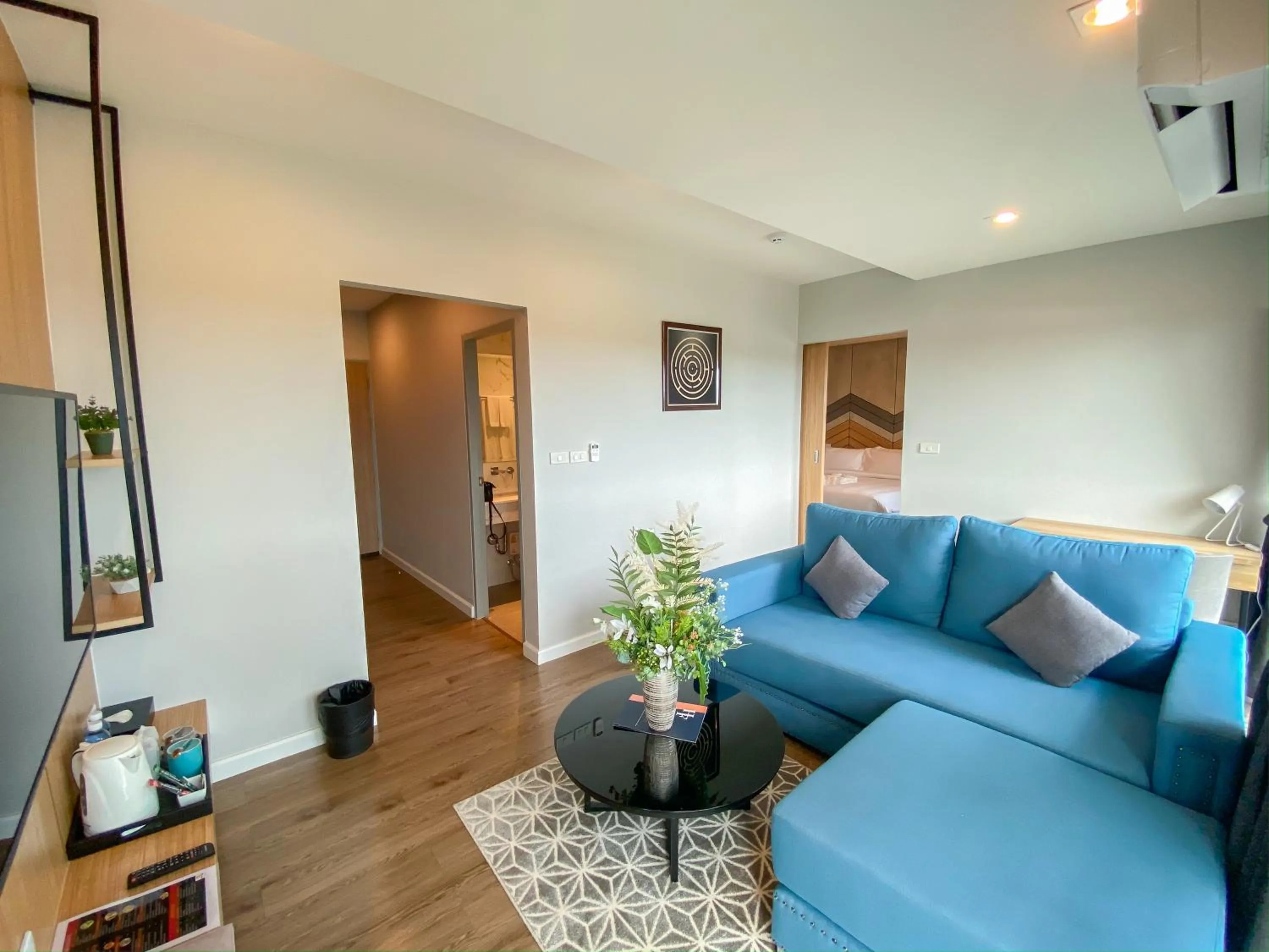 Living room in Hotel Fuse Rayong