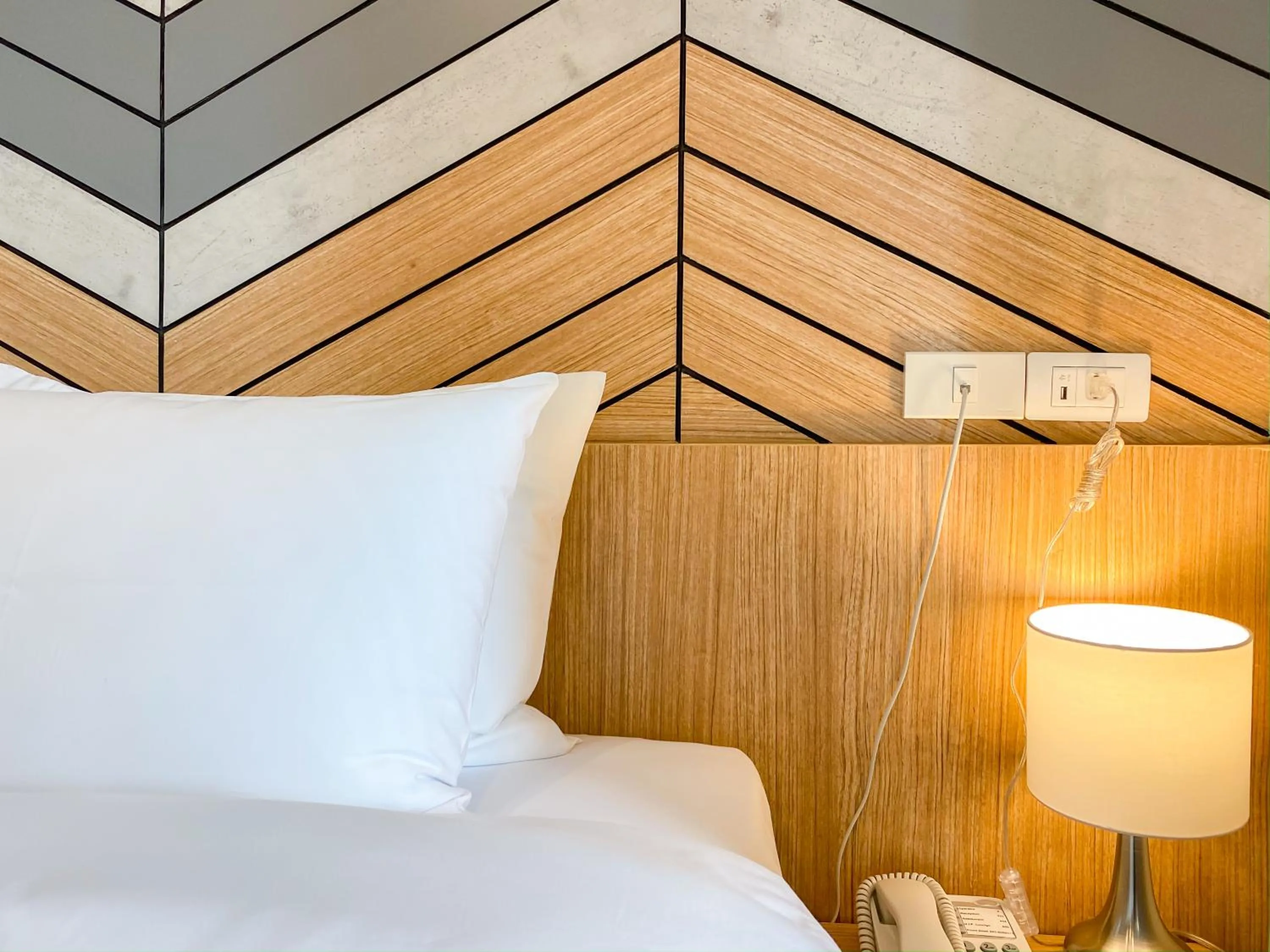 Bed in Hotel Fuse Rayong