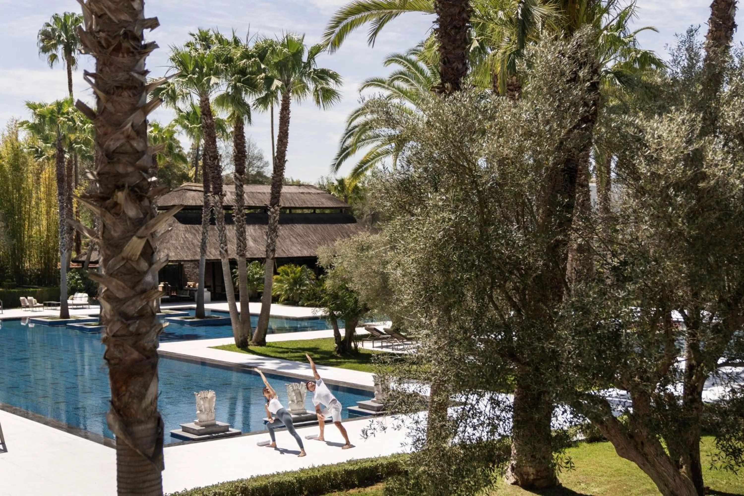 Swimming pool in The Ritz-Carlton Rabat, Dar Es Salam