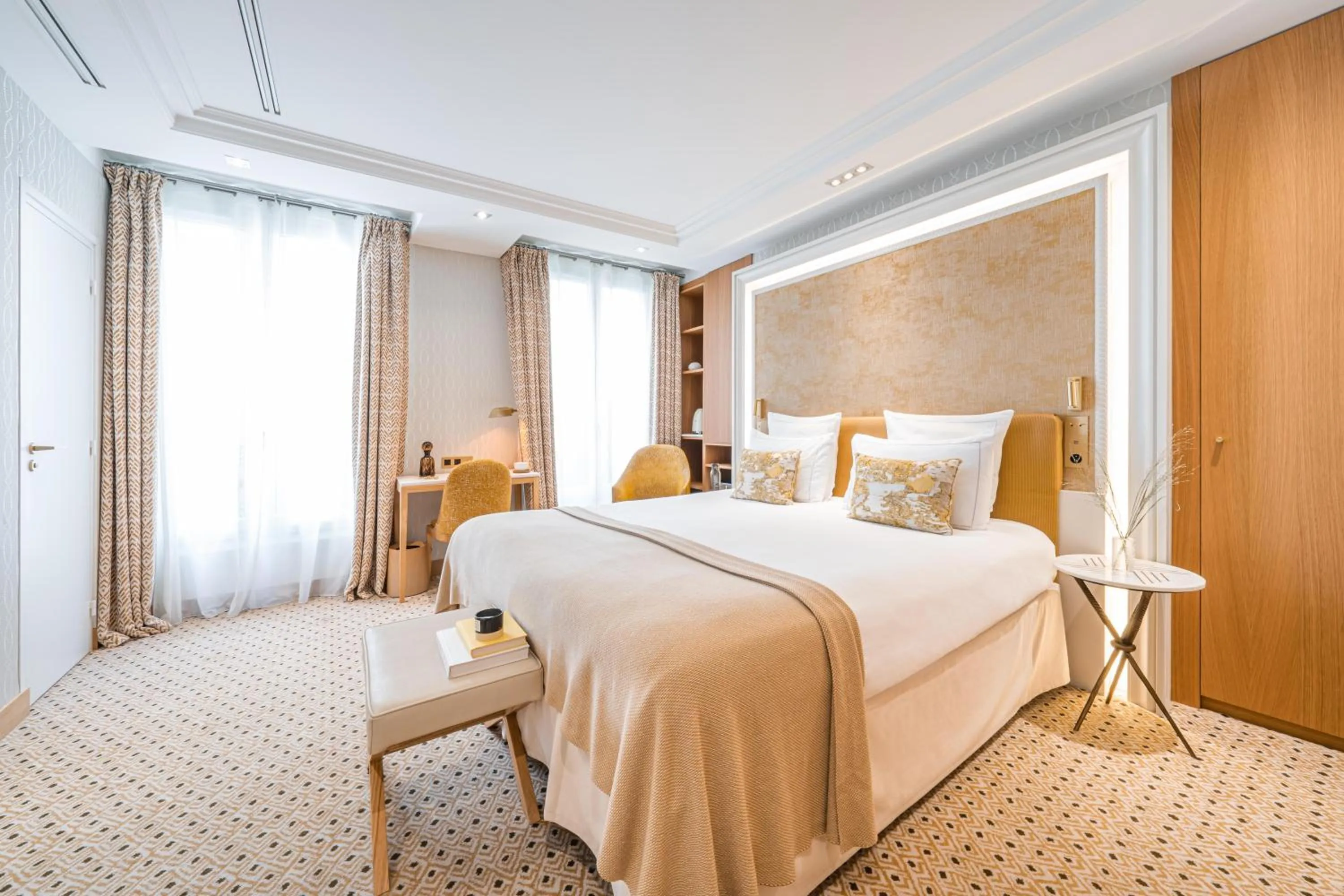 Bed in Hôtel Madison