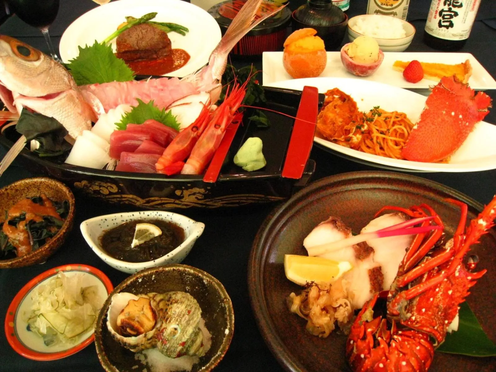 Food in Petit Resort Native Sea Amami