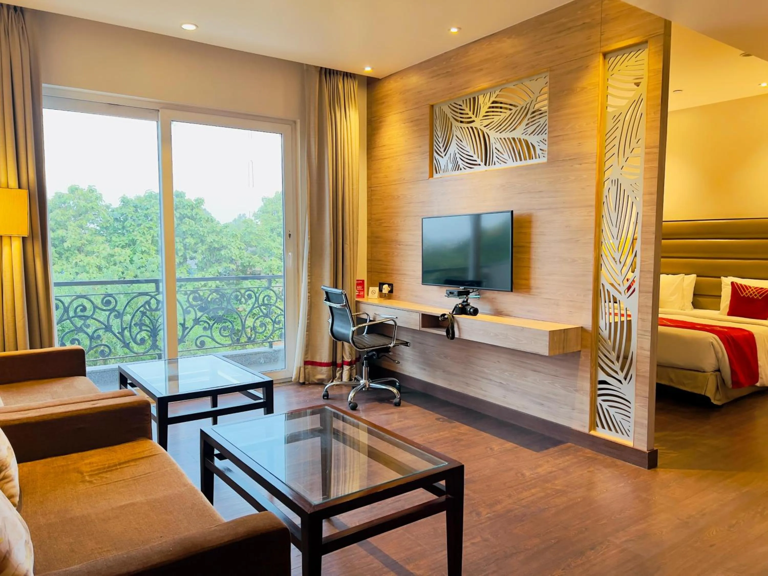 Photo of the whole room, Bed in Ramada by Wyndham Aligarh GT Road