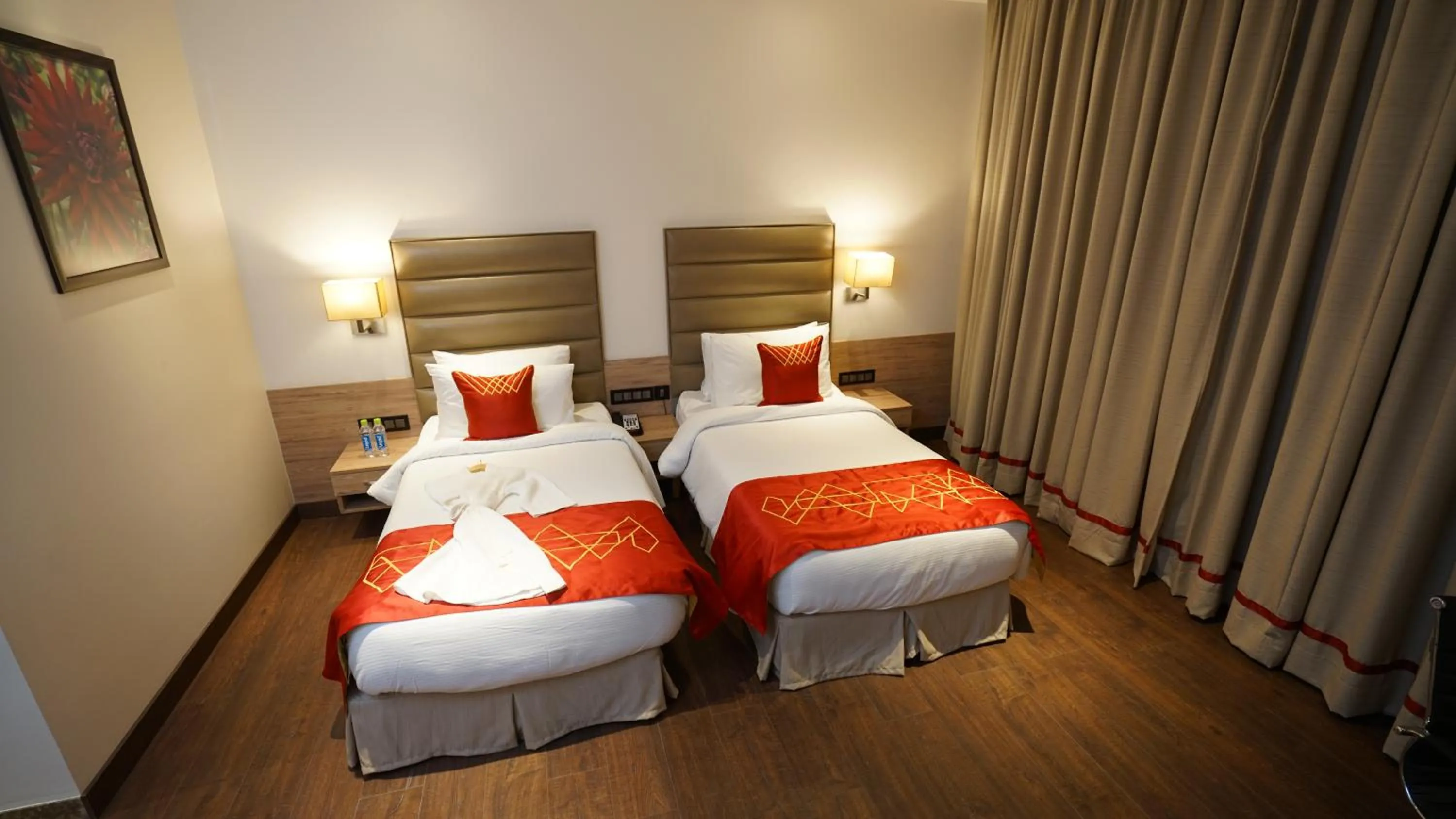 Bedroom, Bed in Ramada by Wyndham Aligarh GT Road