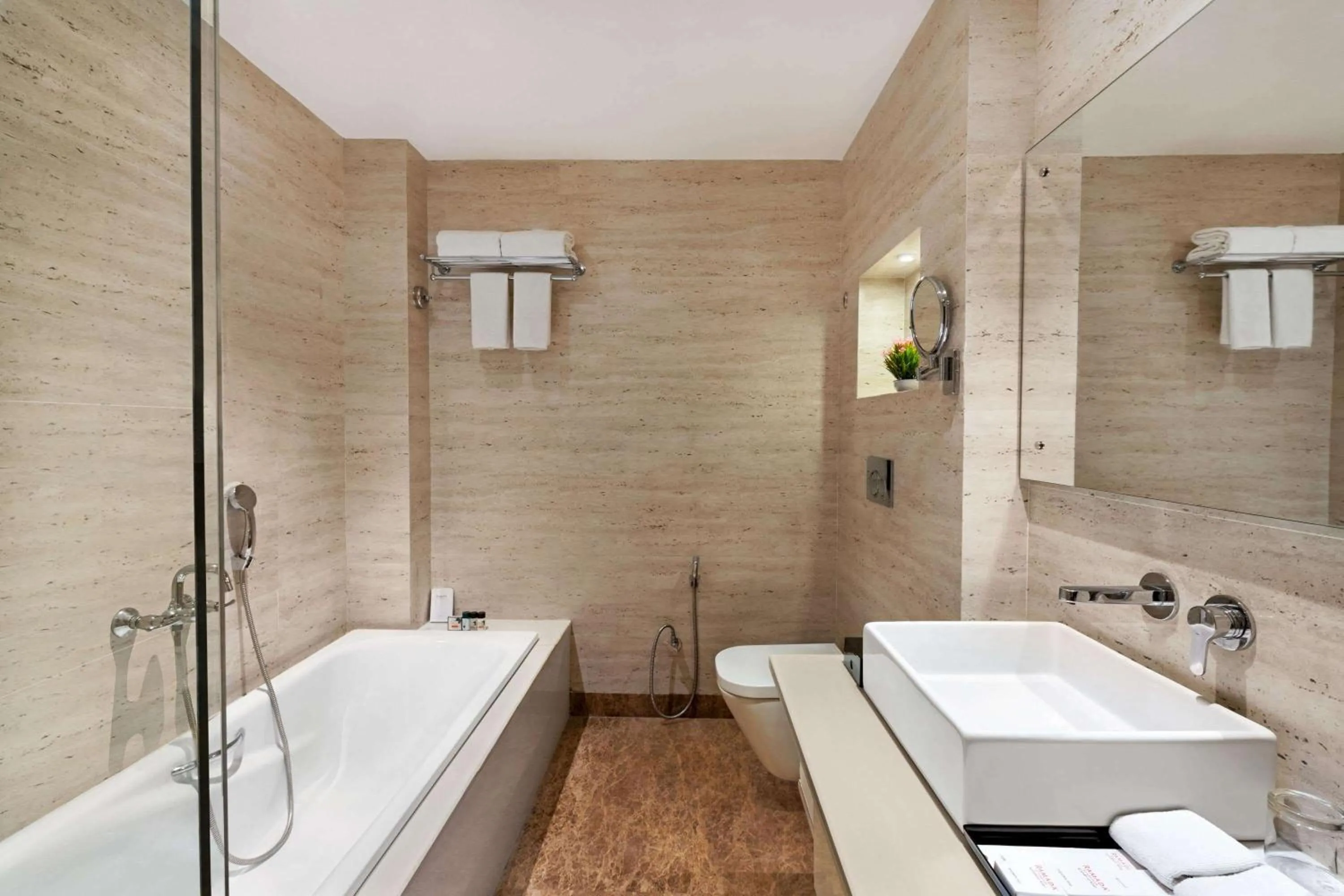 Bathroom in Ramada by Wyndham Aligarh GT Road