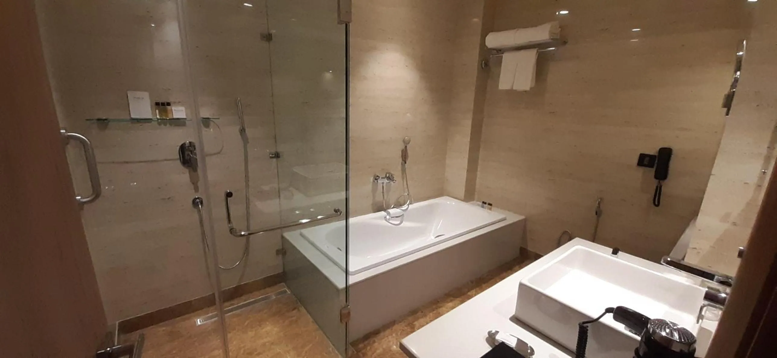 Bathroom in Ramada by Wyndham Aligarh GT Road