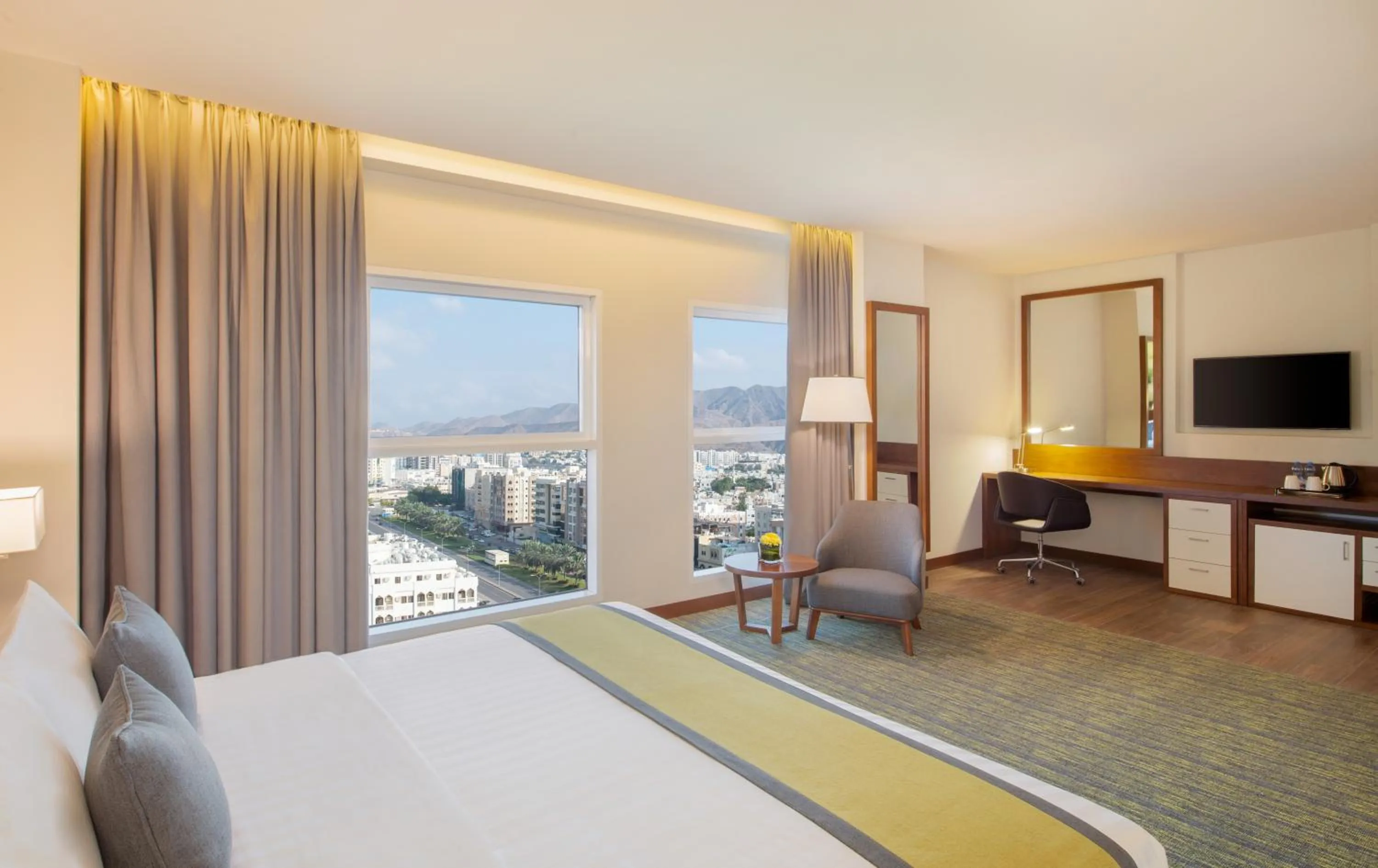 Bed in Wyndham Garden Muscat Al Khuwair